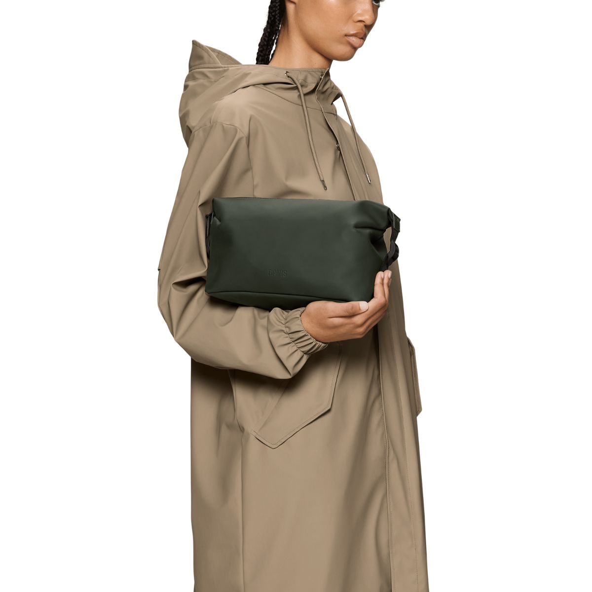Rains Hilo Wash Bag in Green