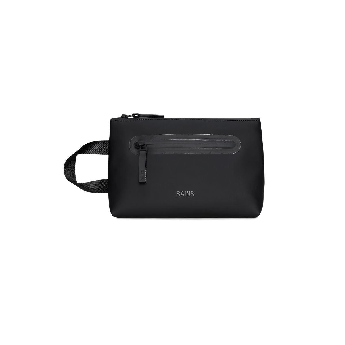 Rains 2 Zip Cosmetic Bag Large in Black