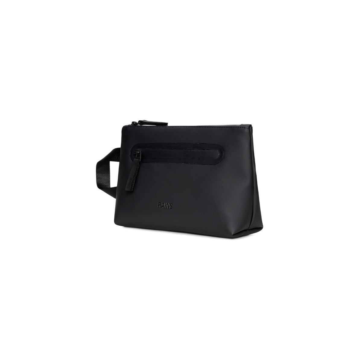 Rains 2 Zip Cosmetic Bag Large in Black