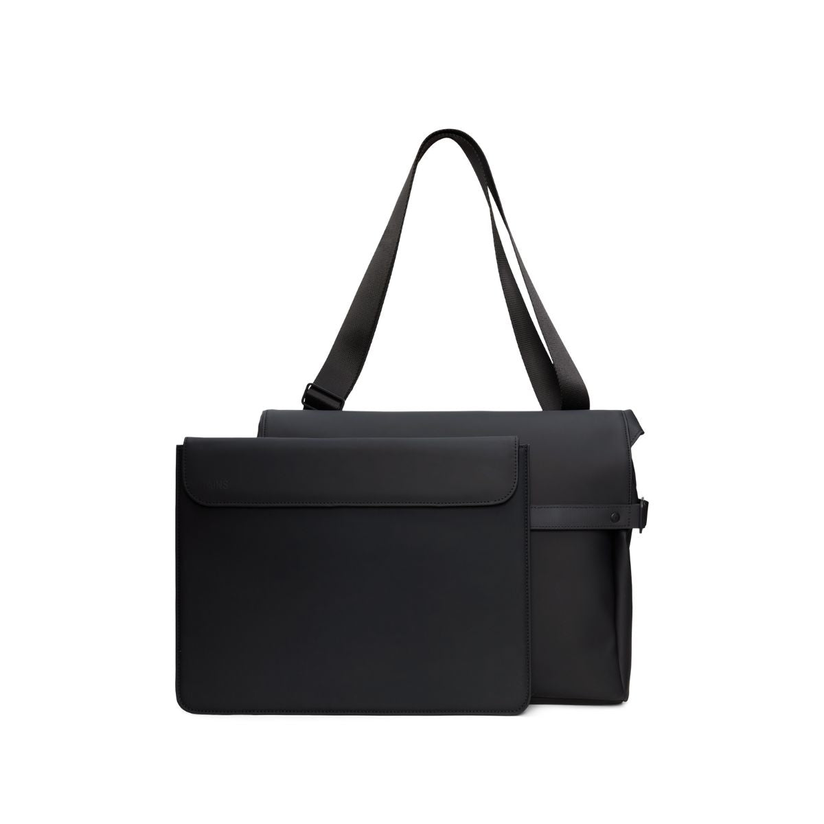 Rains OTG Messenger Bag in Black