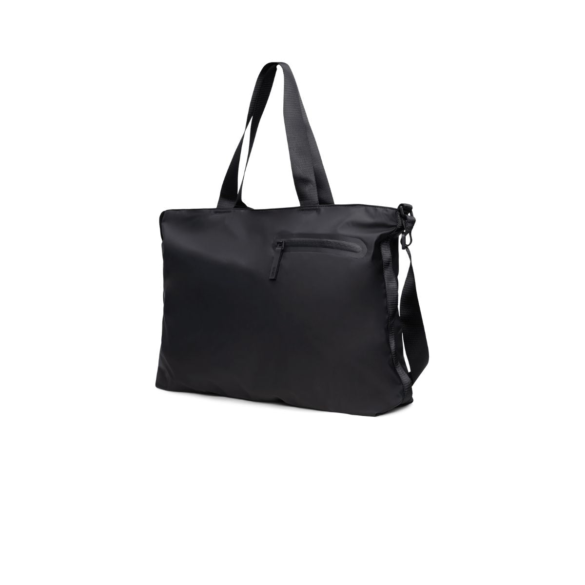 Rains Dash Messenger Tote Bag in Black