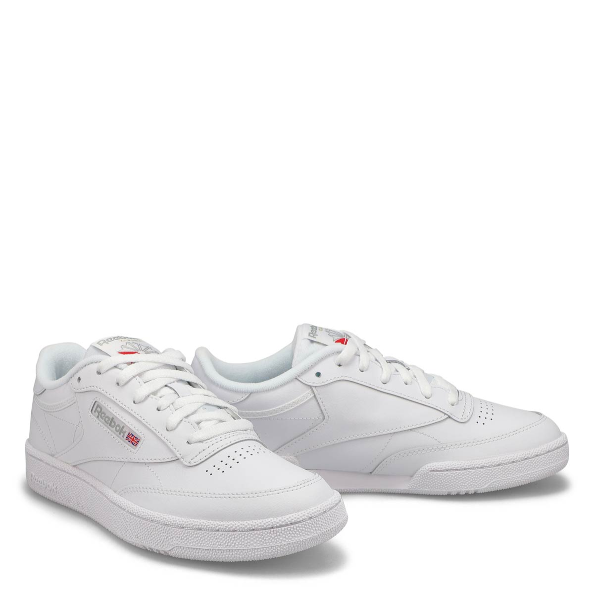 Reebok Men's Club C 85 in White/Sheer Grey