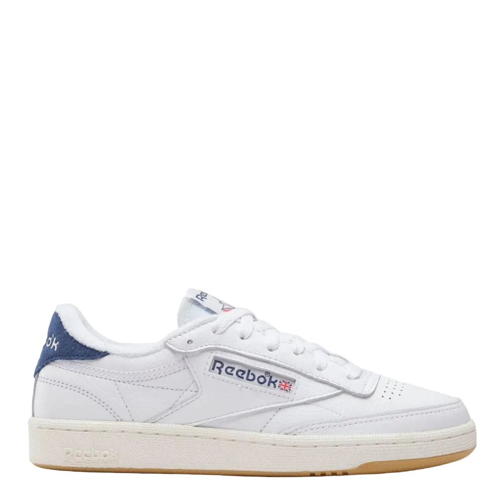 Reebok Women's Club C 85 Vintage in White/Batik Blue/Chalk