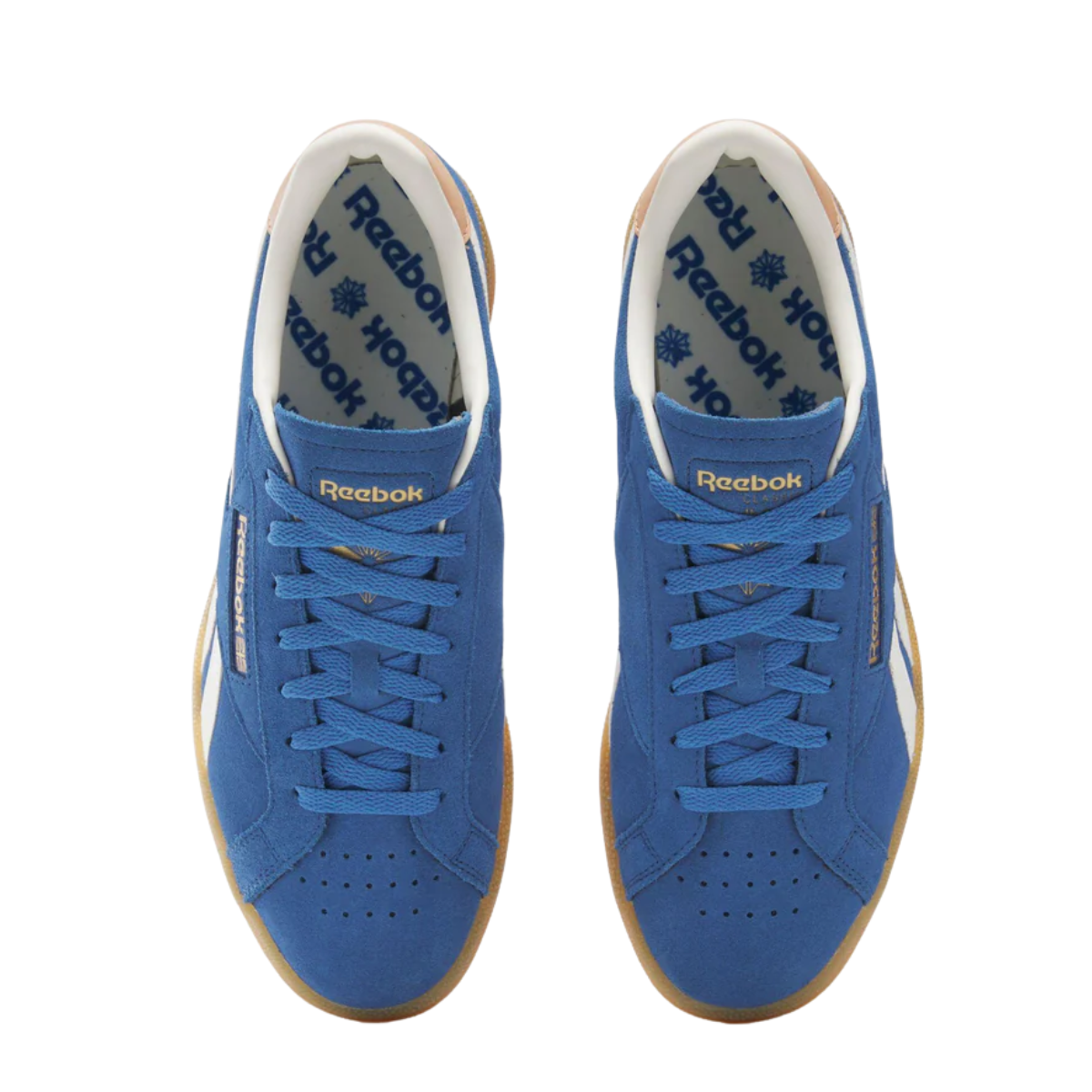 Reebok Men's Club C Grounds UK in Twilight Blue/Clay/Chalk