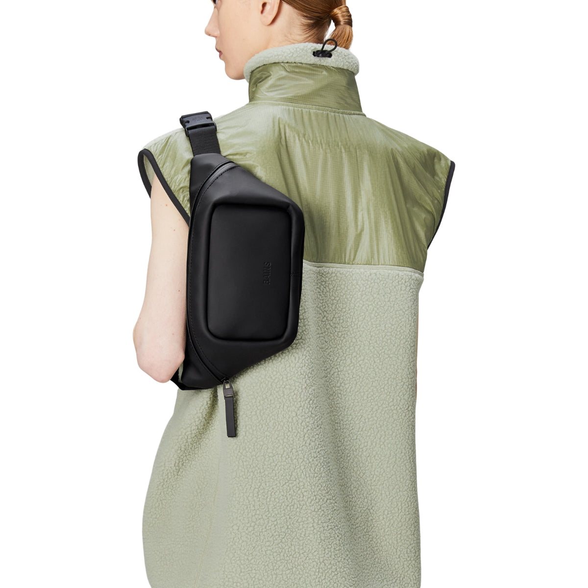 Rains Bum Bag Mini in Black