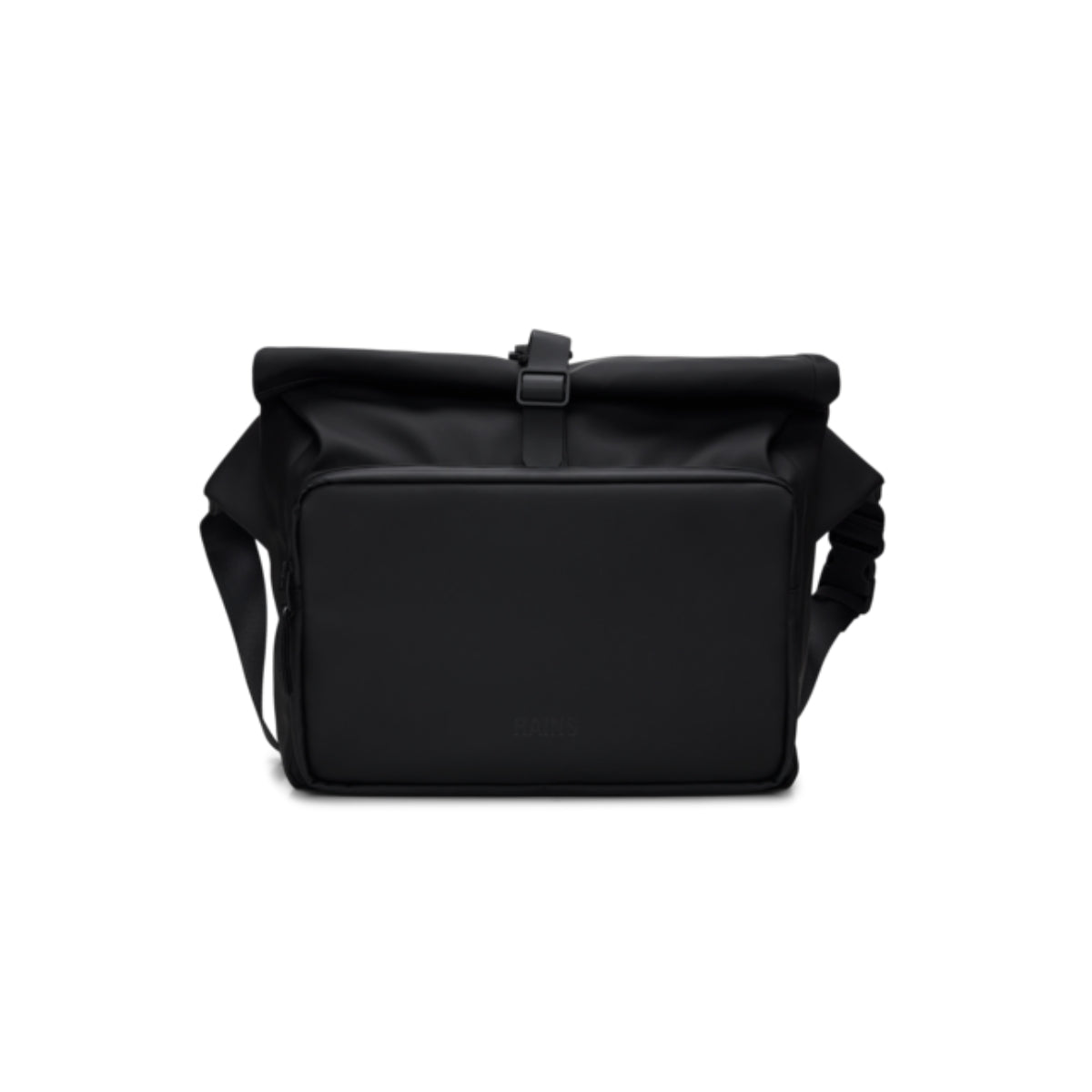 Rains Rolltop Commuter Bag in Black