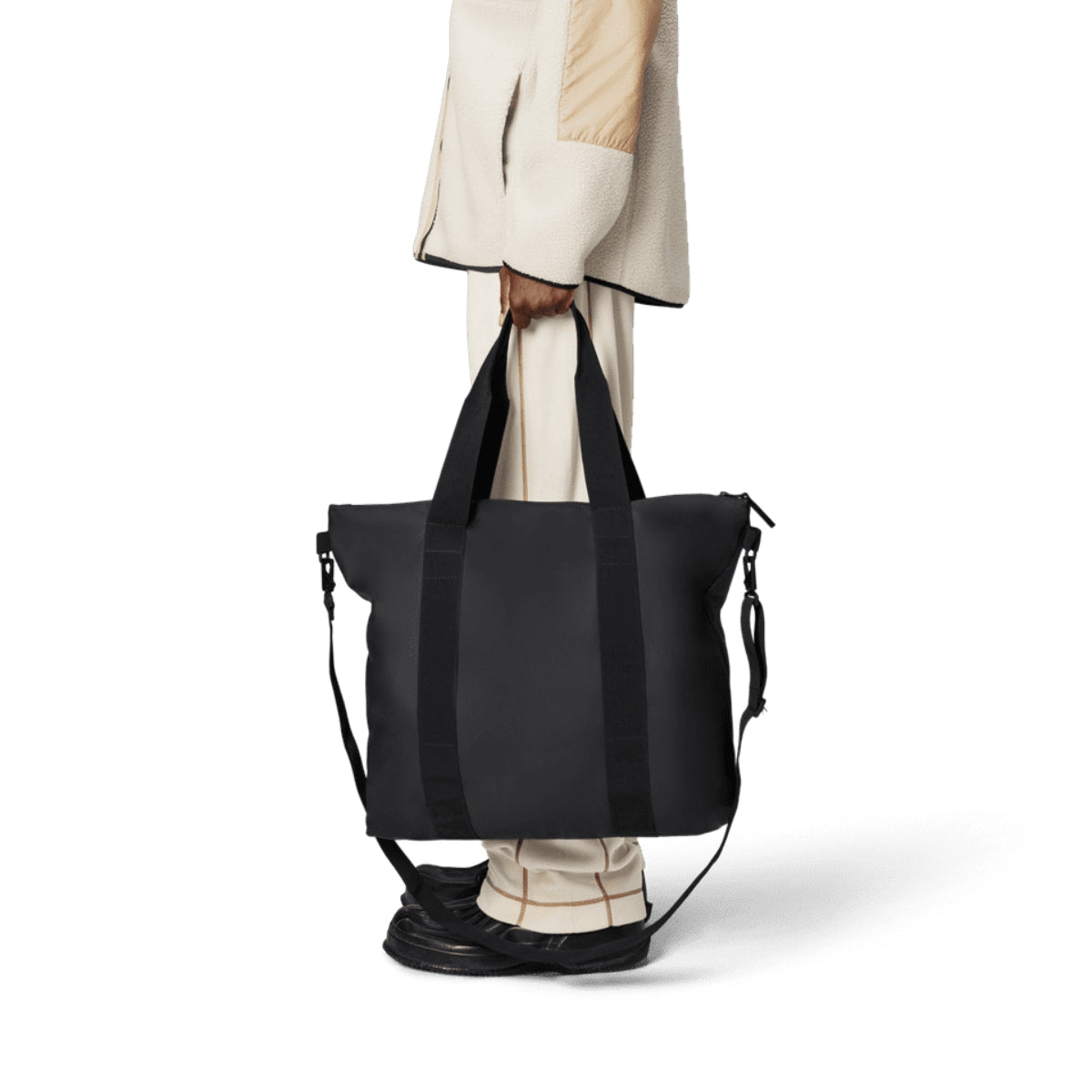 Rains Tote Bag in Black
