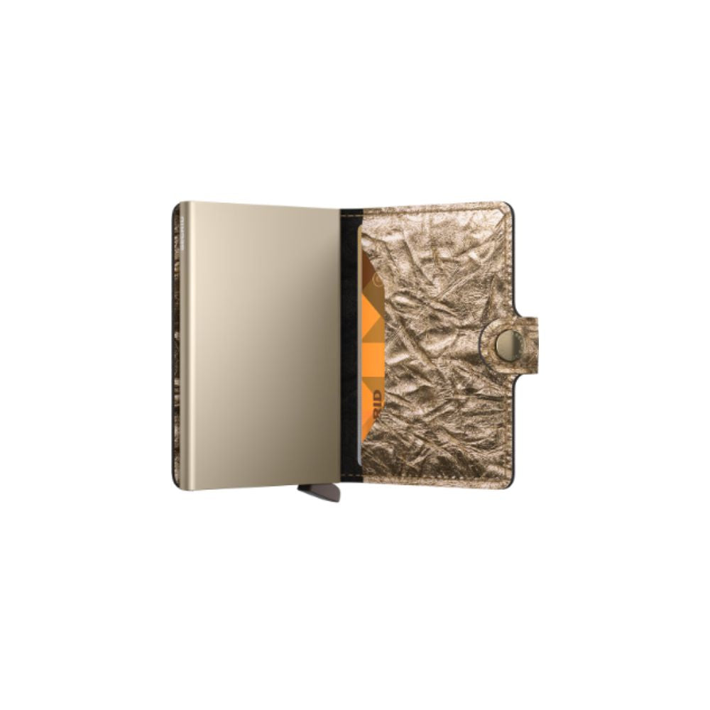 Secrid Mini Wallet Crunch in Gold
