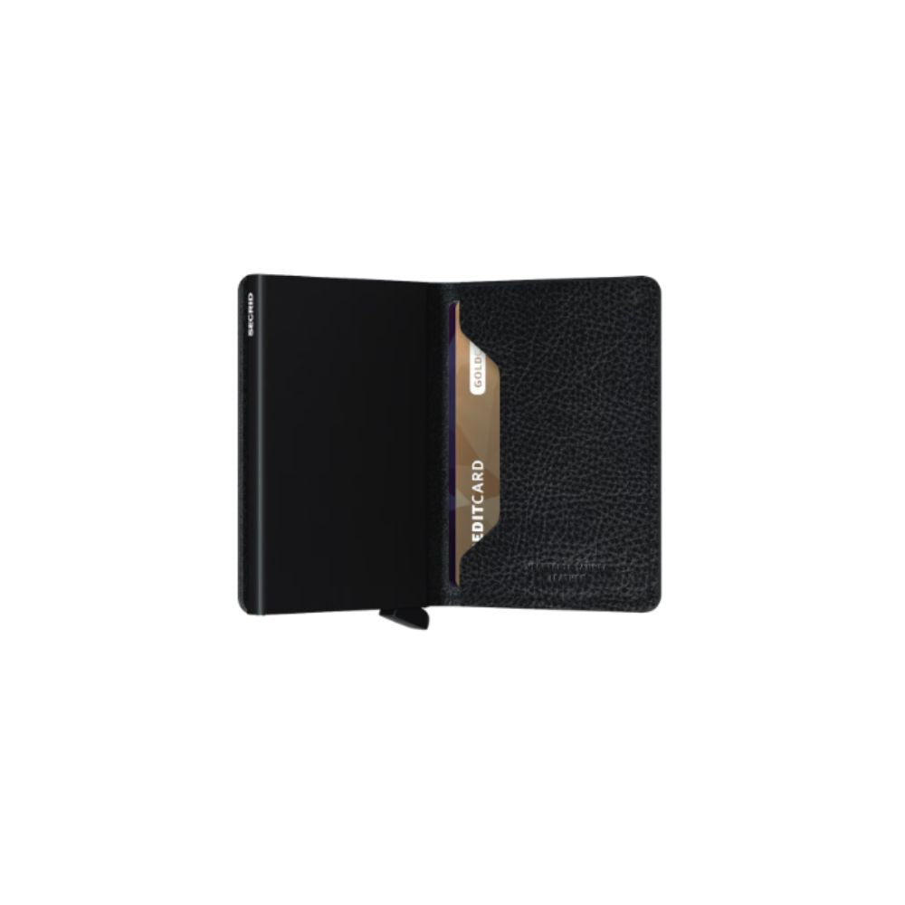 Secrid Slim Wallet Veg in Black/Black