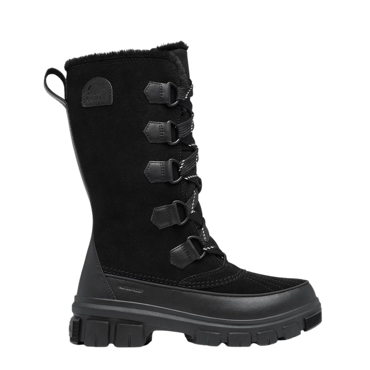 Sorel Women's Tivoli V Tall Waterproof Boot in Black/Natural