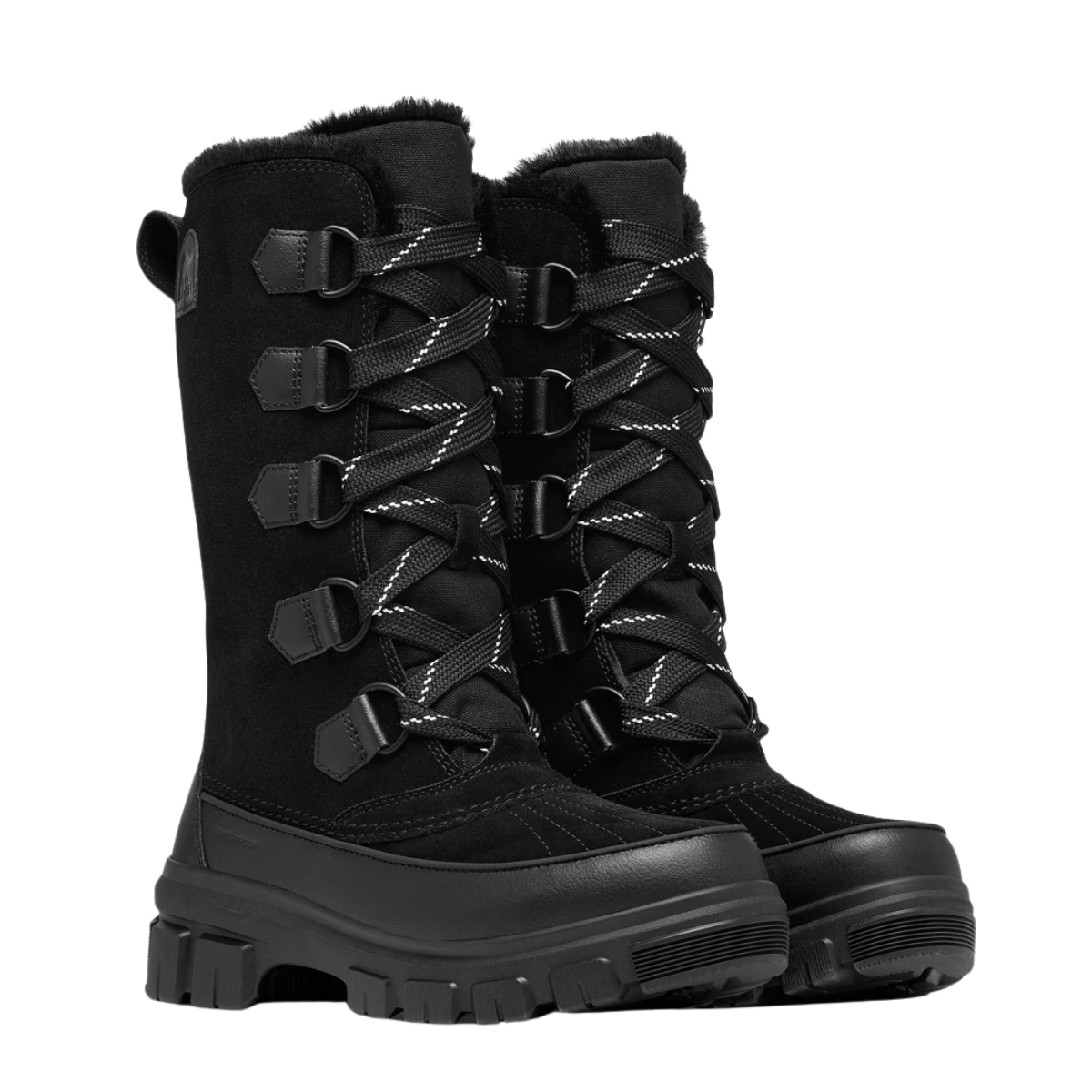 Sorel Women's Tivoli V Tall Waterproof Boot in Black/Natural