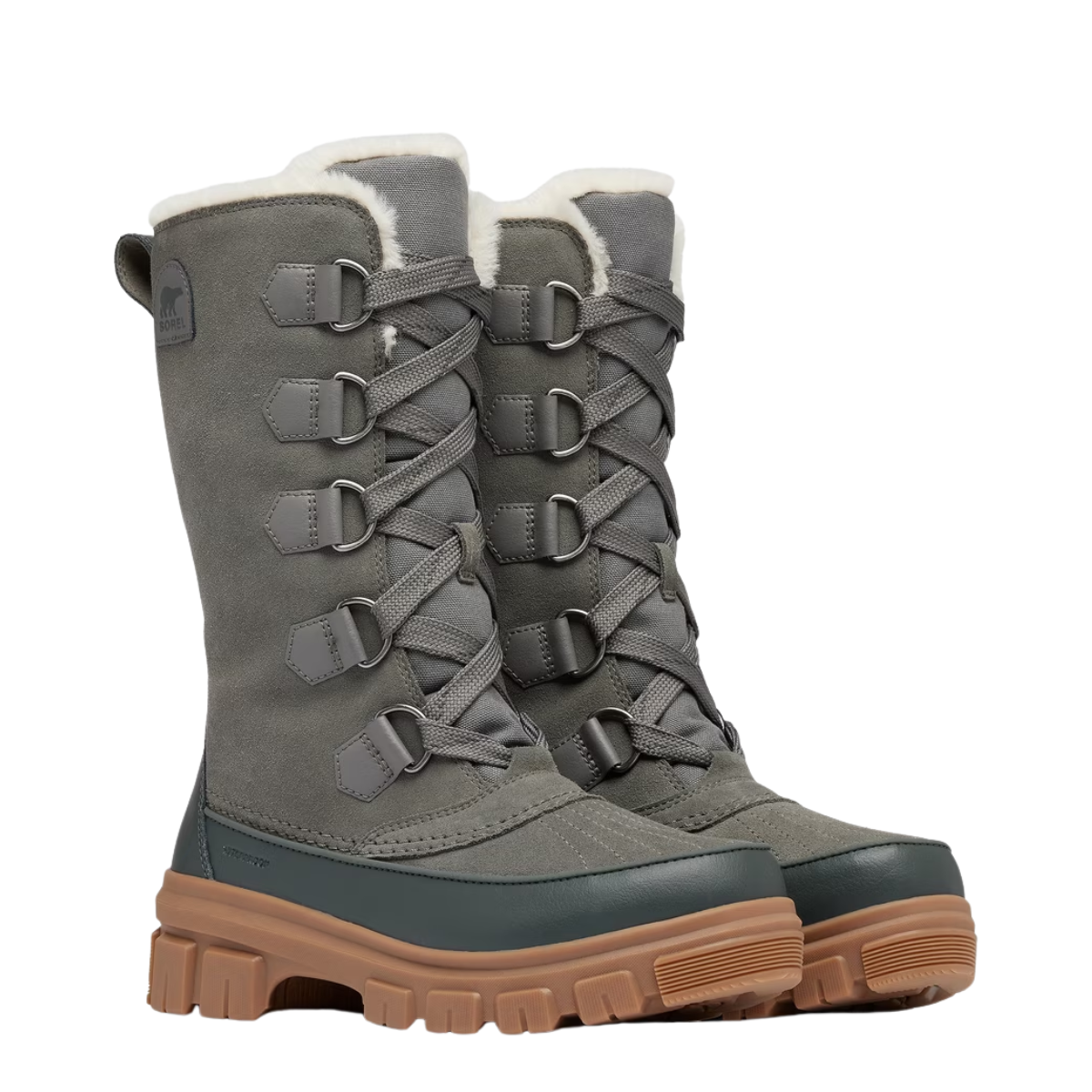 Sorel Women's Tivoli V Tall Waterproof Boot in Quarry/Grill