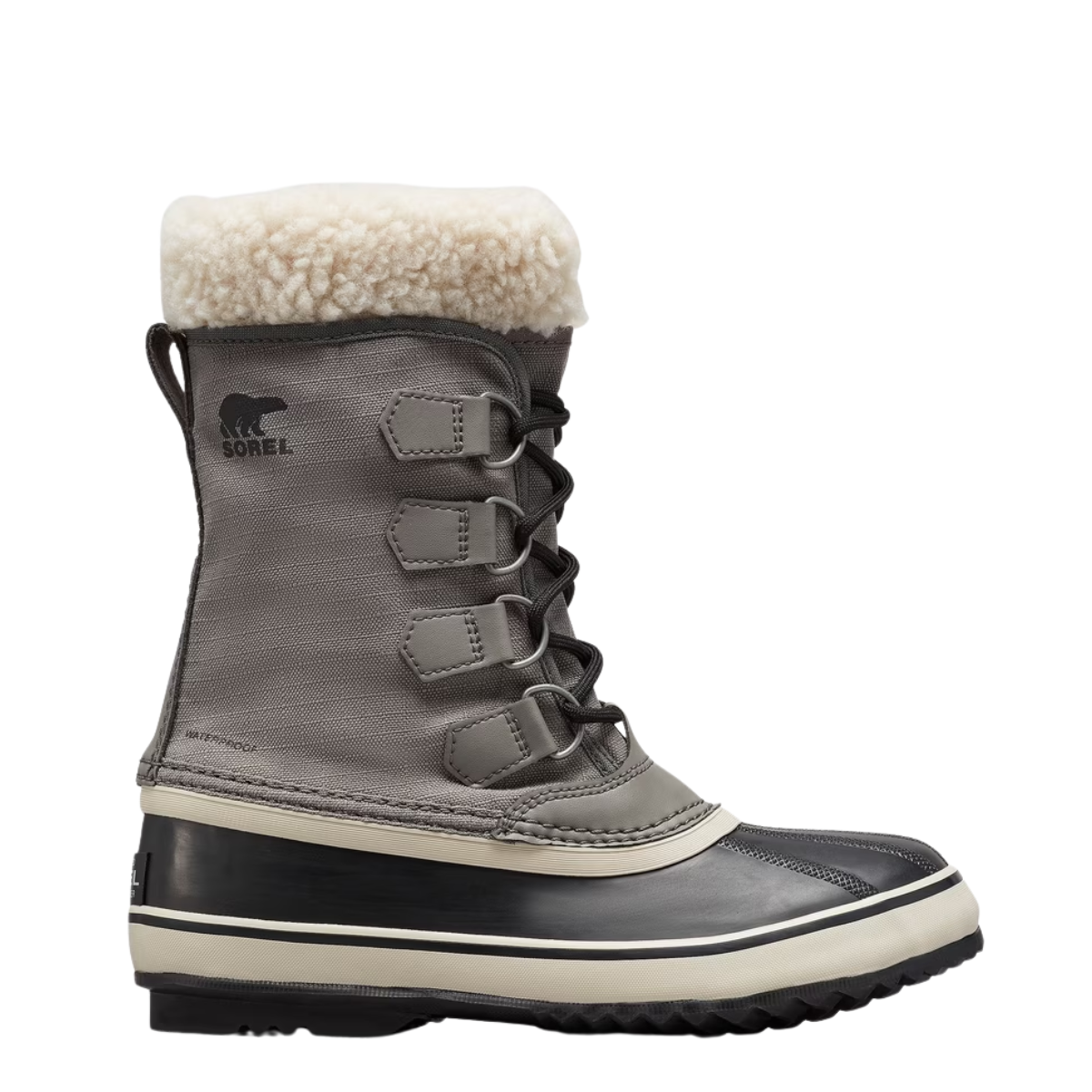 Sorel Women's Winter Carnival Waterproof Boot in Quarry/Black