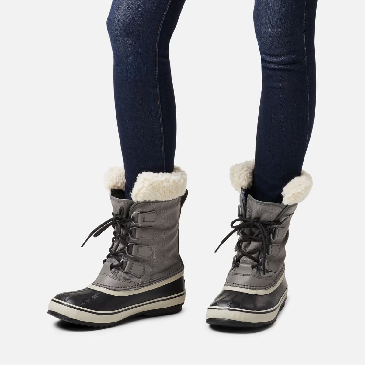 Sorel Women's Winter Carnival Waterproof Boot in Quarry/Black