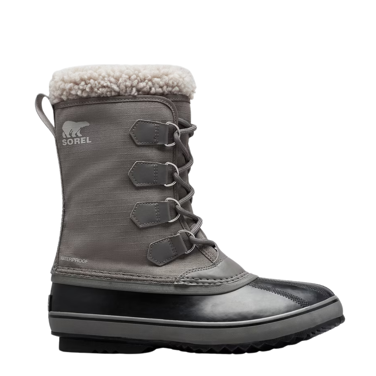 Sorel Men's 1964 Pac Nylon Waterproof Boot in Quarry/Dove