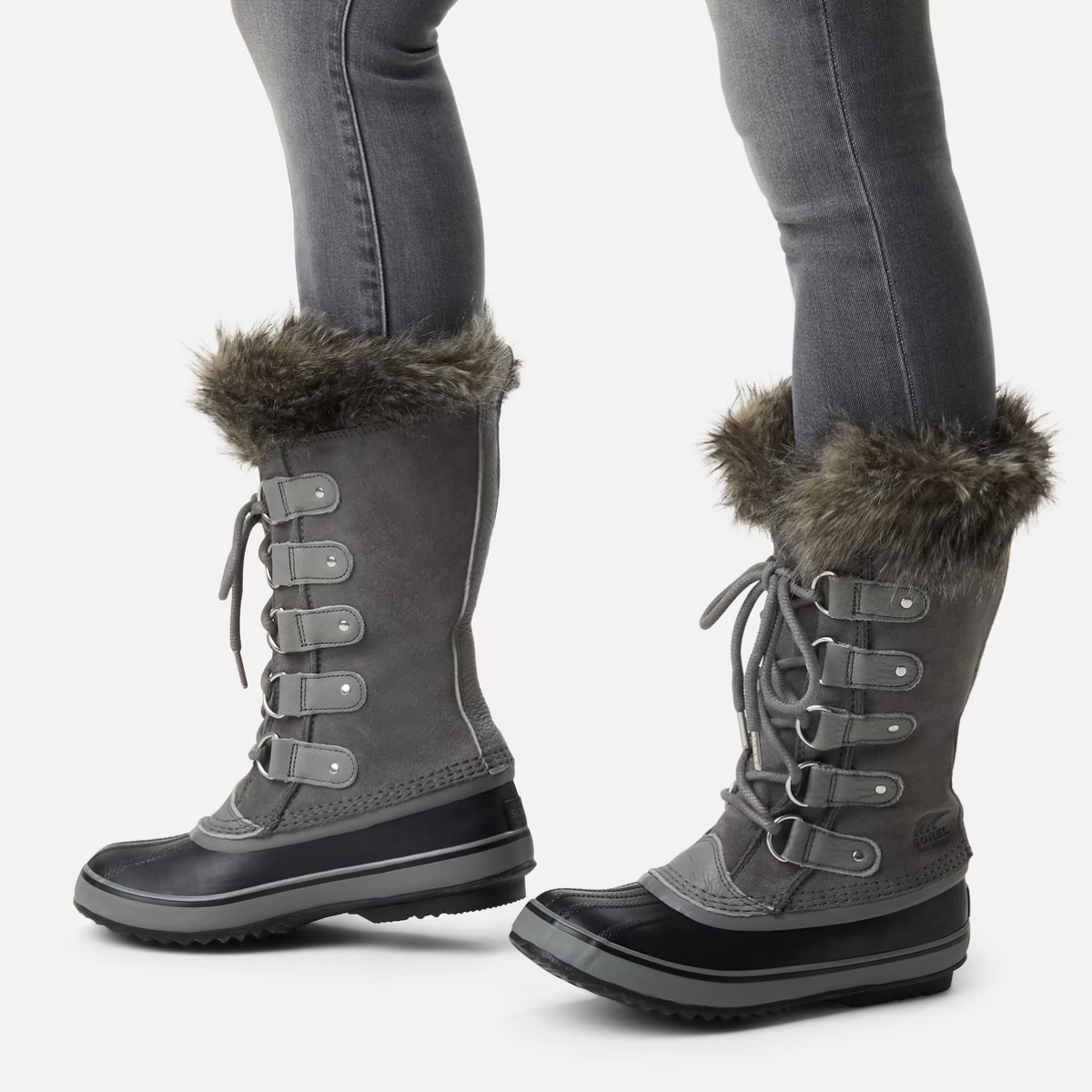 Sorel Women's Joan of Arctic Waterproof Boot in Quarry/Black