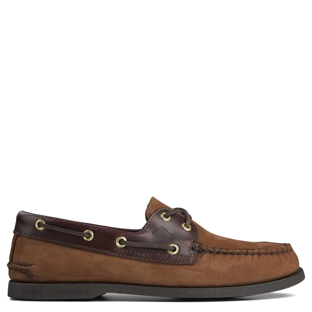 Sperry Men's Authentic Original 2 Eye Boat Shoe in Brown Buc Brown