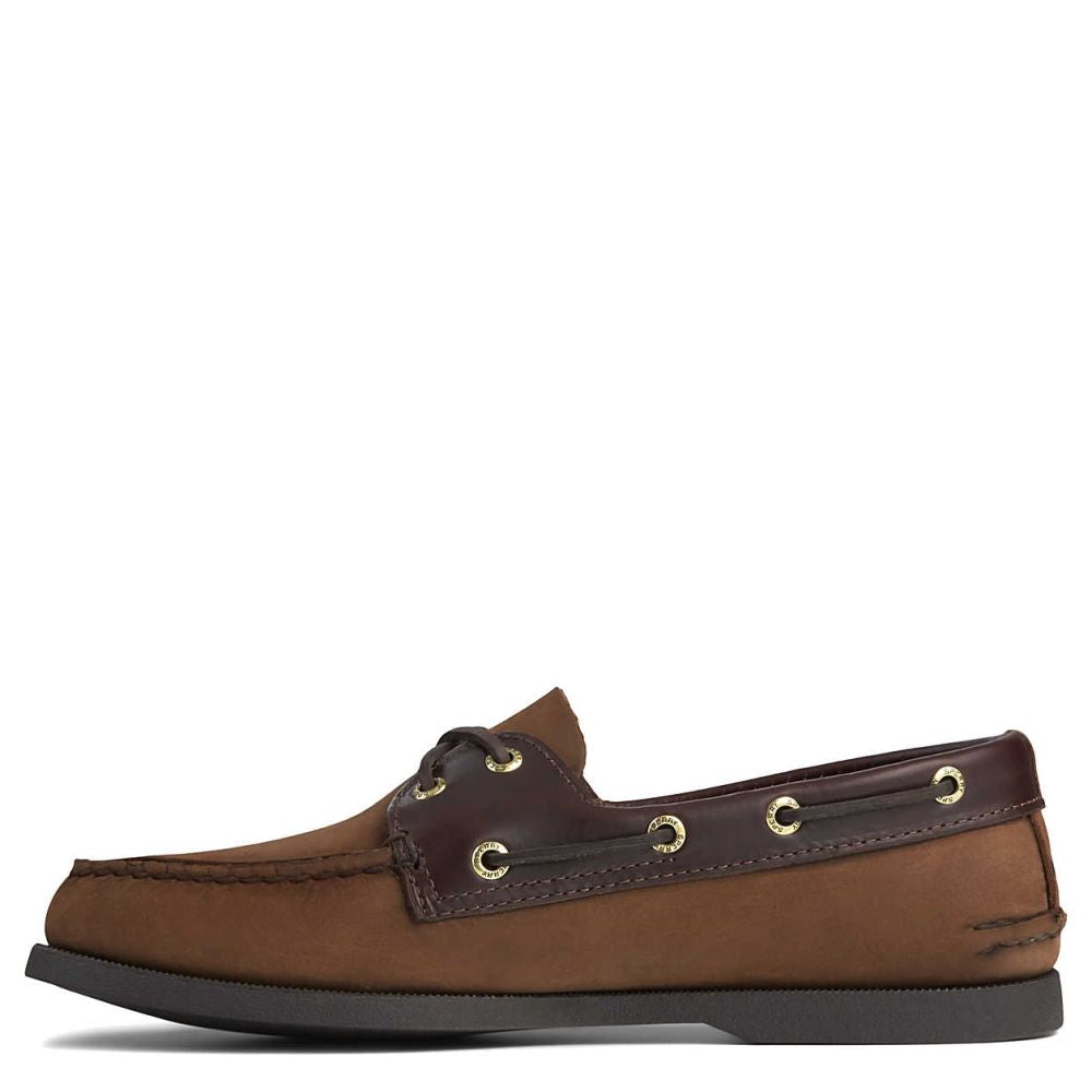 Sperry Men's Authentic Original 2 Eye Boat Shoe in Brown Buc Brown