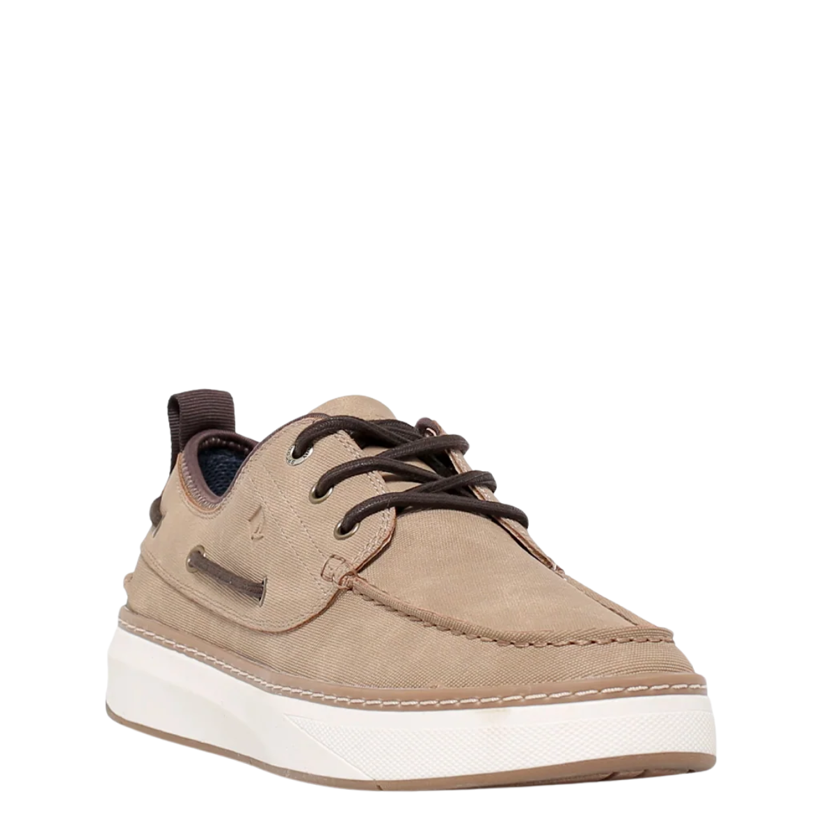 Sperry Men's Moc Neo Boat Shoe in Taupe