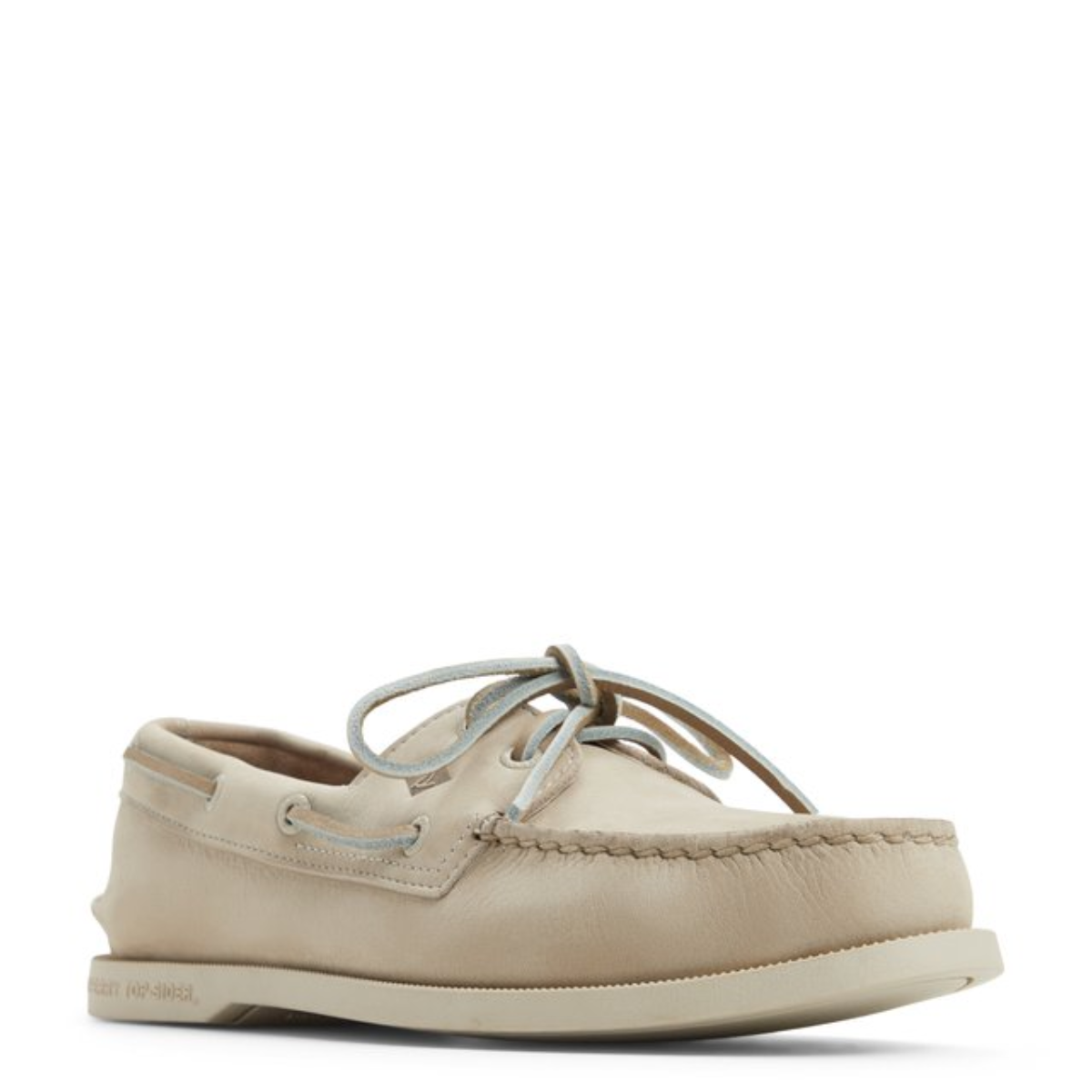 Sperry Men's Authentic Original 2 Eye Boat Shoe in Light Grey