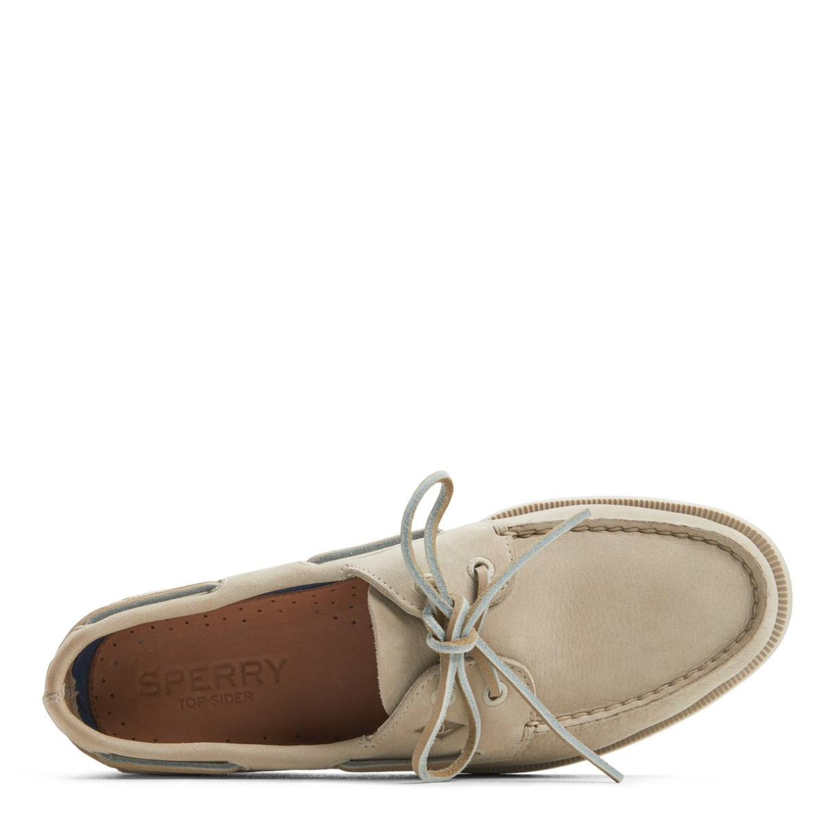Sperry Men's Authentic Original 2 Eye Boat Shoe in Light Grey