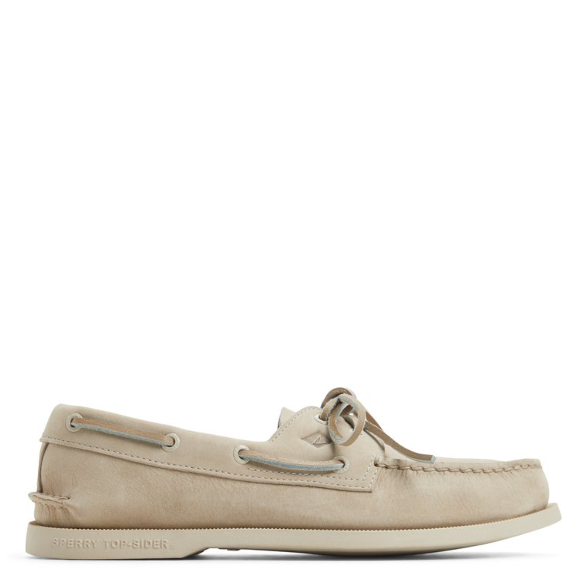 Sperry Men's Authentic Original 2 Eye Boat Shoe in Light Grey