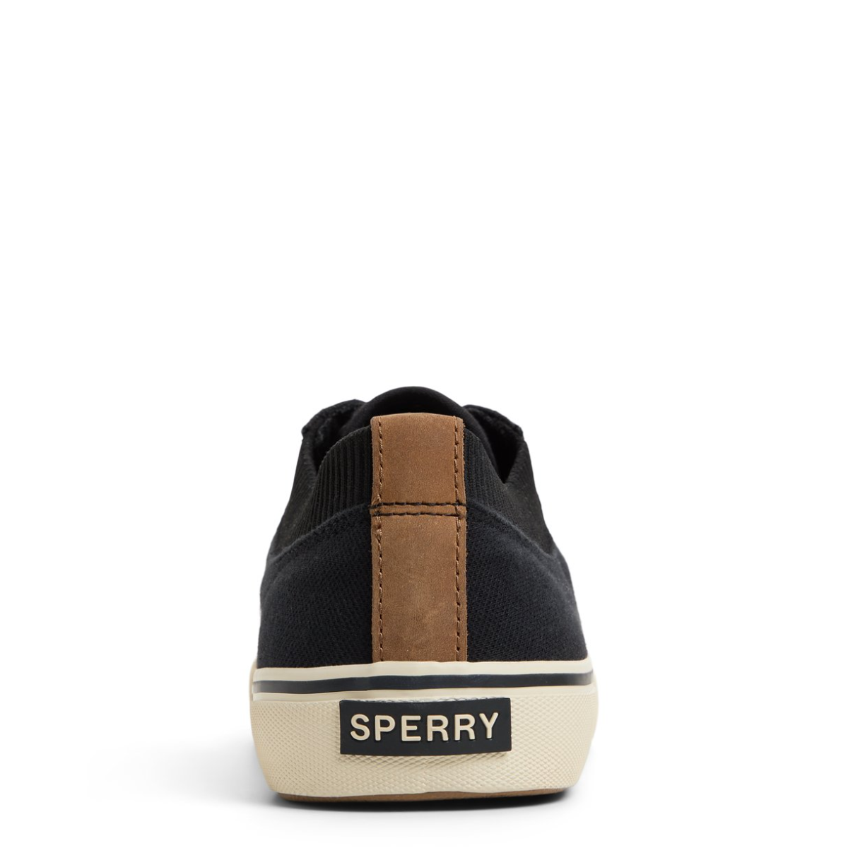 Sperry Men's Striper II Knit Sneaker in Black