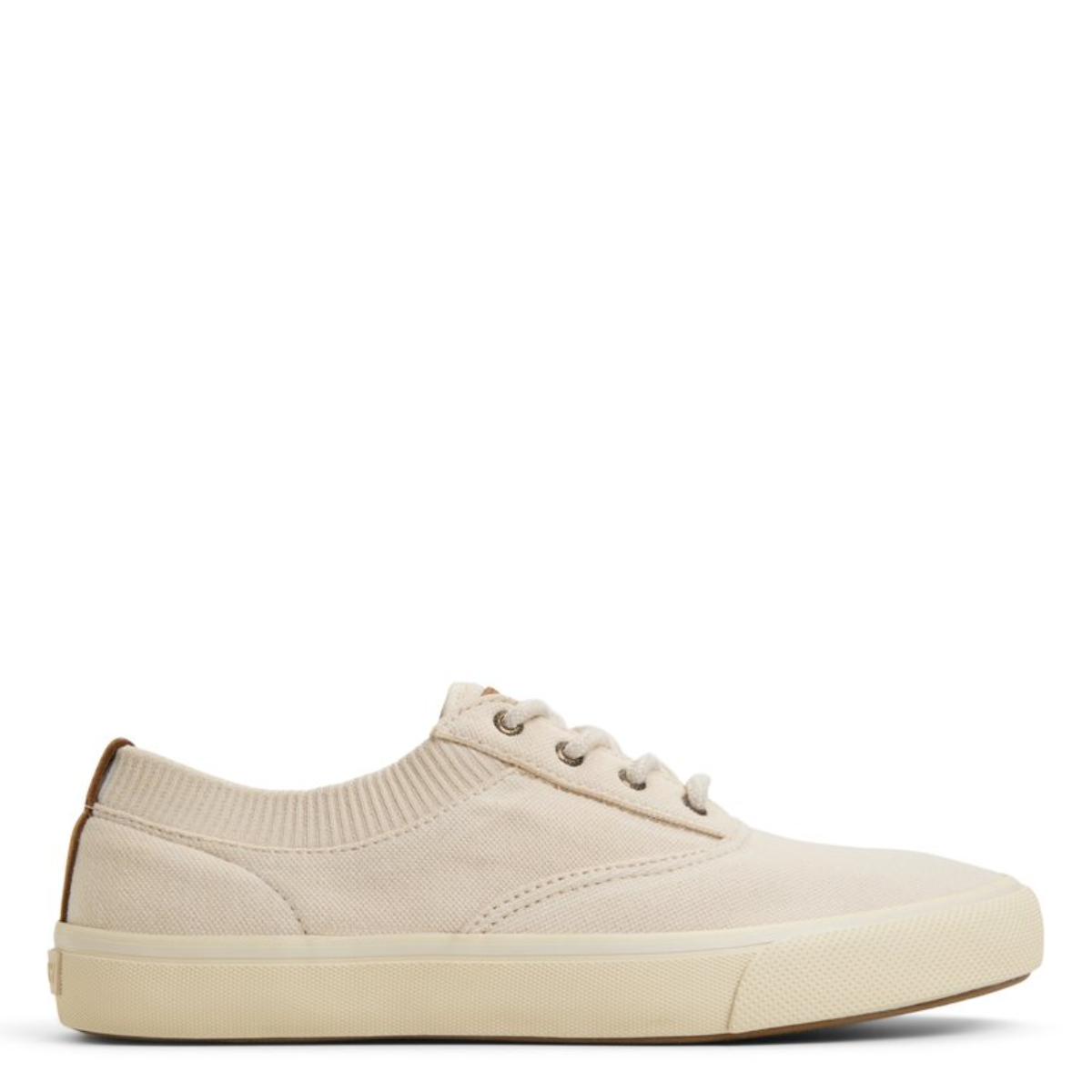 Sperry Men's Striper II Knit Sneaker in Bone