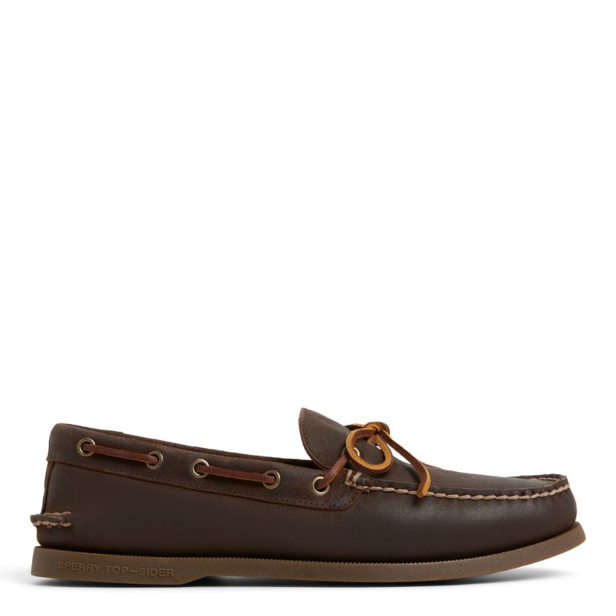 Sperry Men's Authentic Original 1-Eye Boat Shoe in Dark Brown
