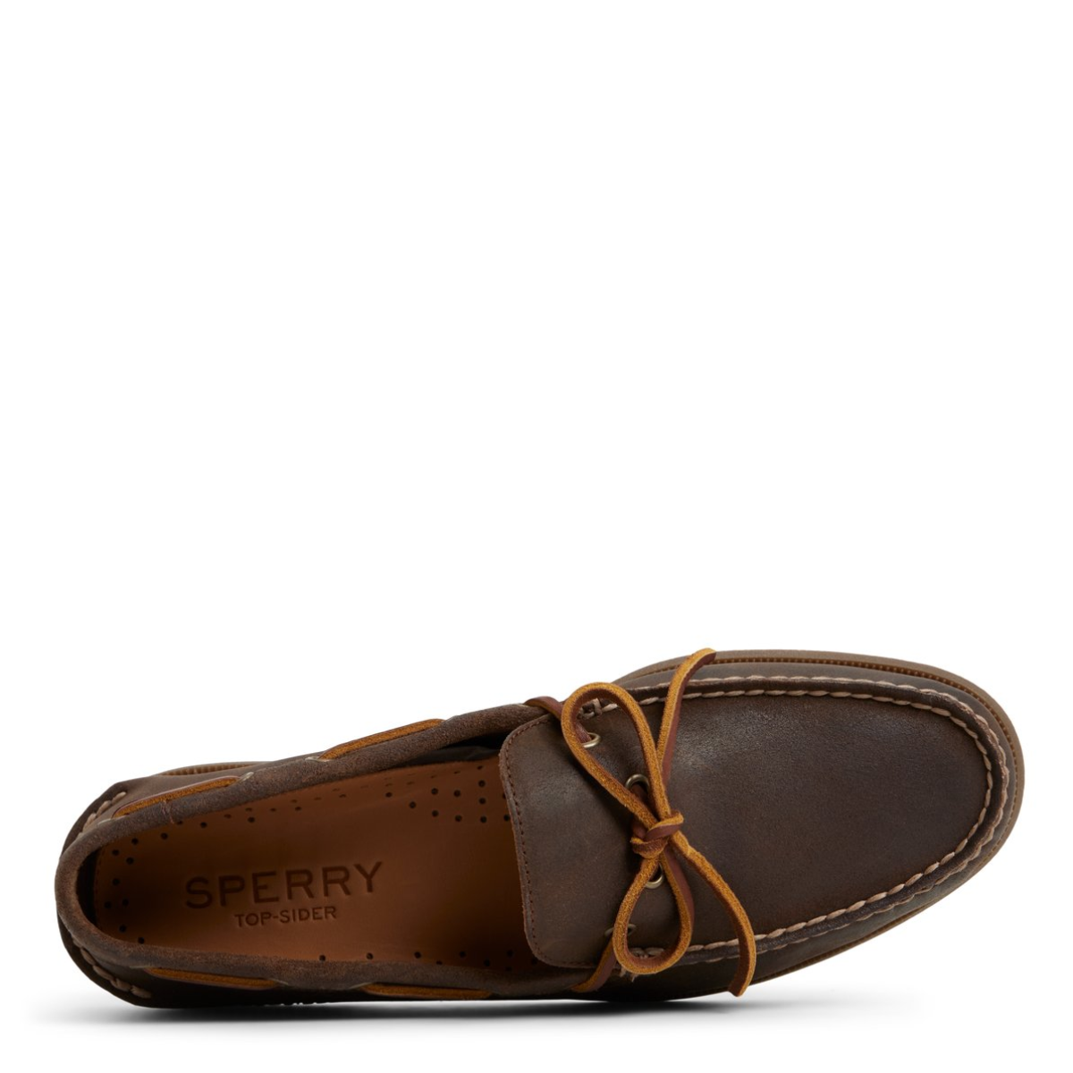 Sperry Men's Authentic Original 1-Eye Boat Shoe in Dark Brown