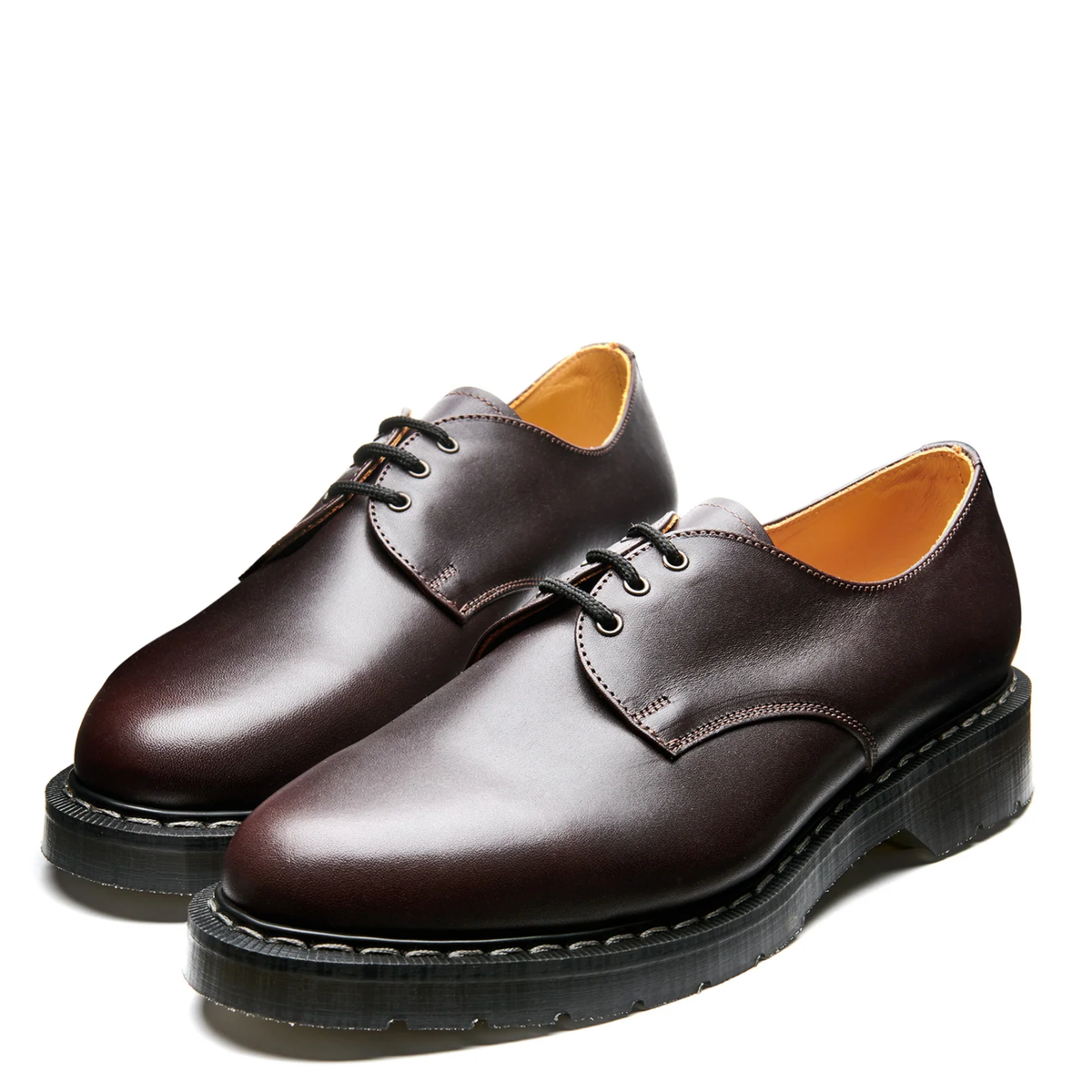 Solovair Gibson Shoe in Brown Greasy