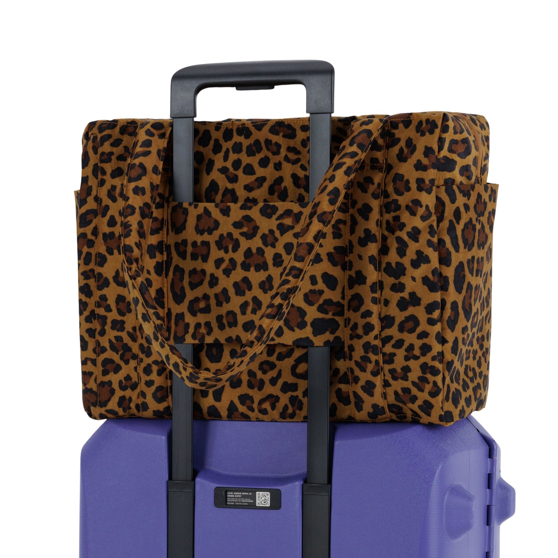Baggu Small Cloud Carry-On in Leopard