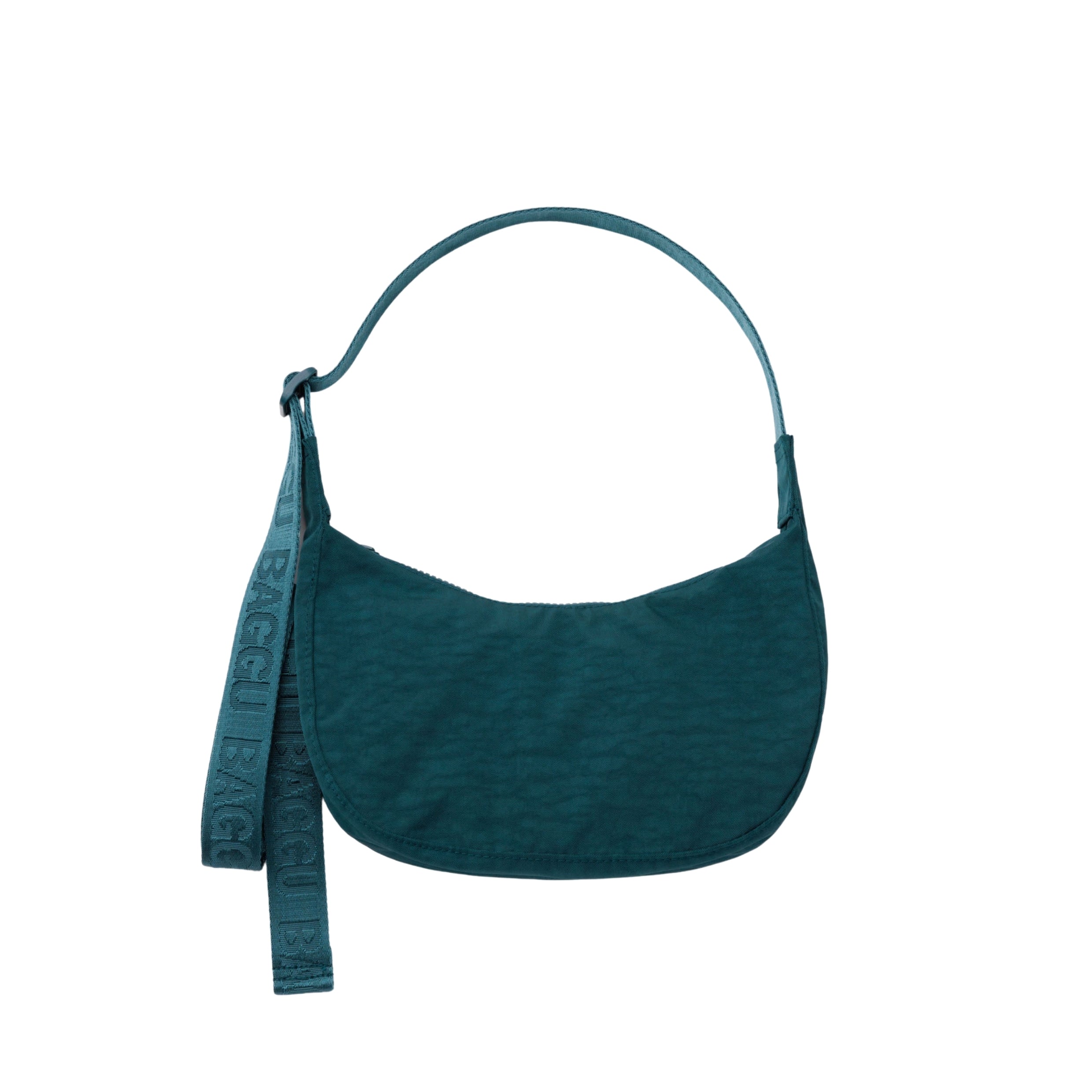 Baggu Small Nylon Crescent Bag in Deep Sea