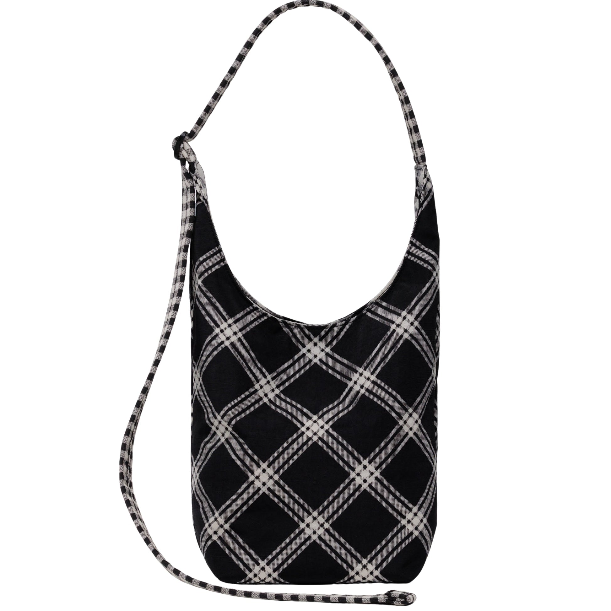 Baggu Small Nylon Sling in Mixed Plaid