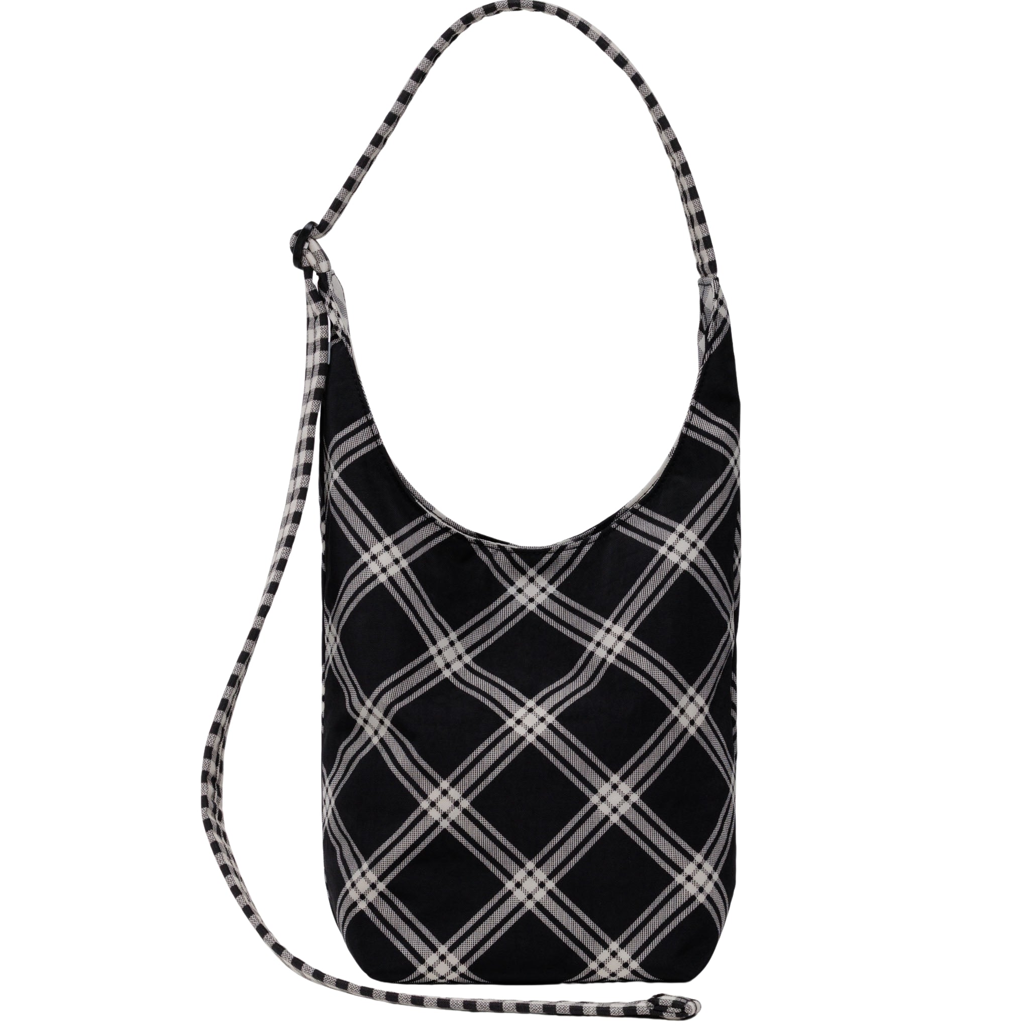 Baggu Small Nylon Sling in Mixed Plaid