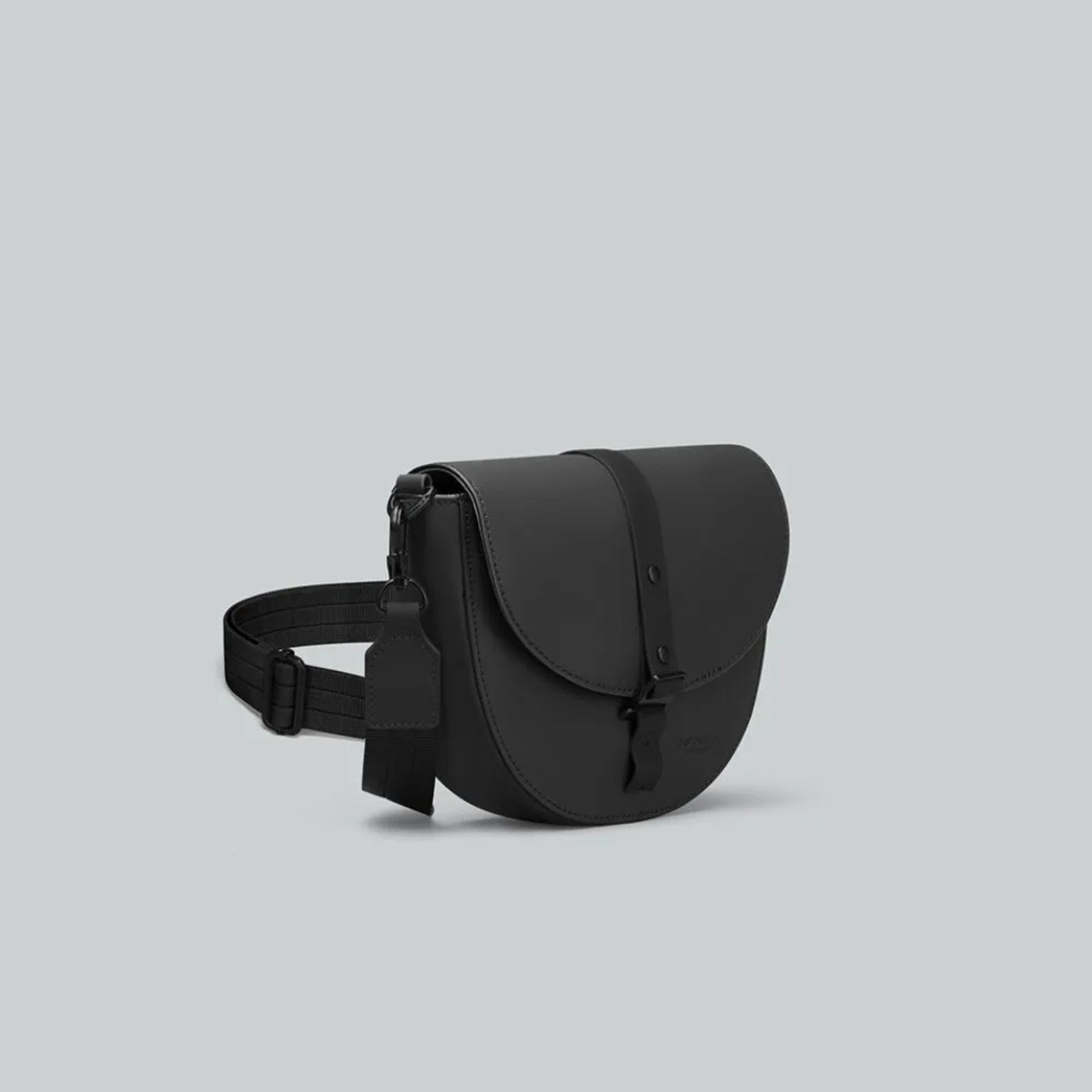 Gaston Luga Spläsh Moon Crossbody in Black