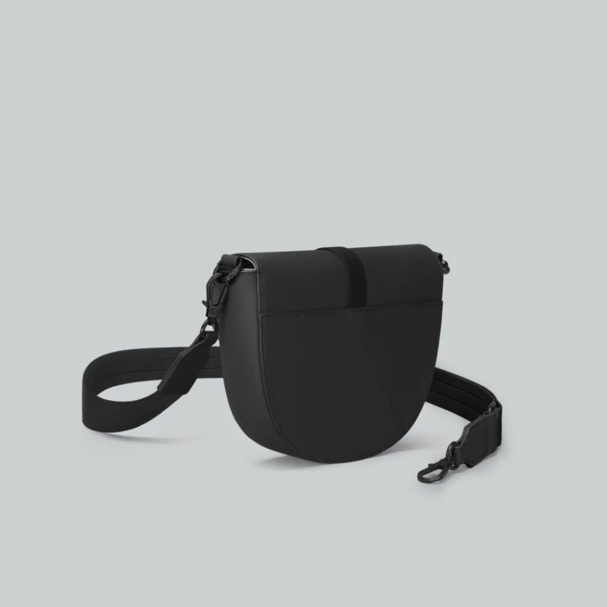 Gaston Luga Spläsh Moon Crossbody in Black