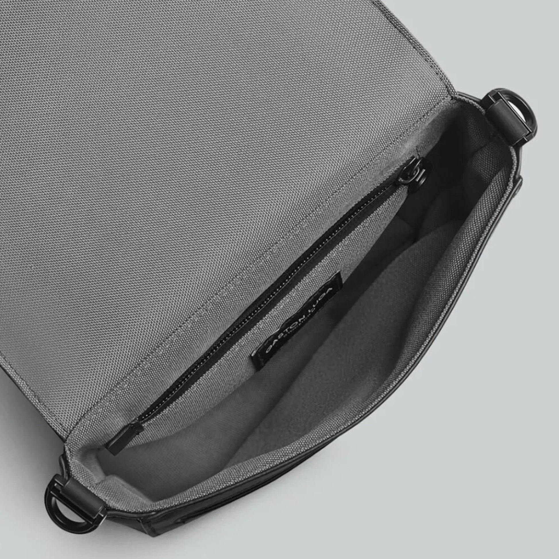 Gaston Luga Spläsh Moon Crossbody in Black