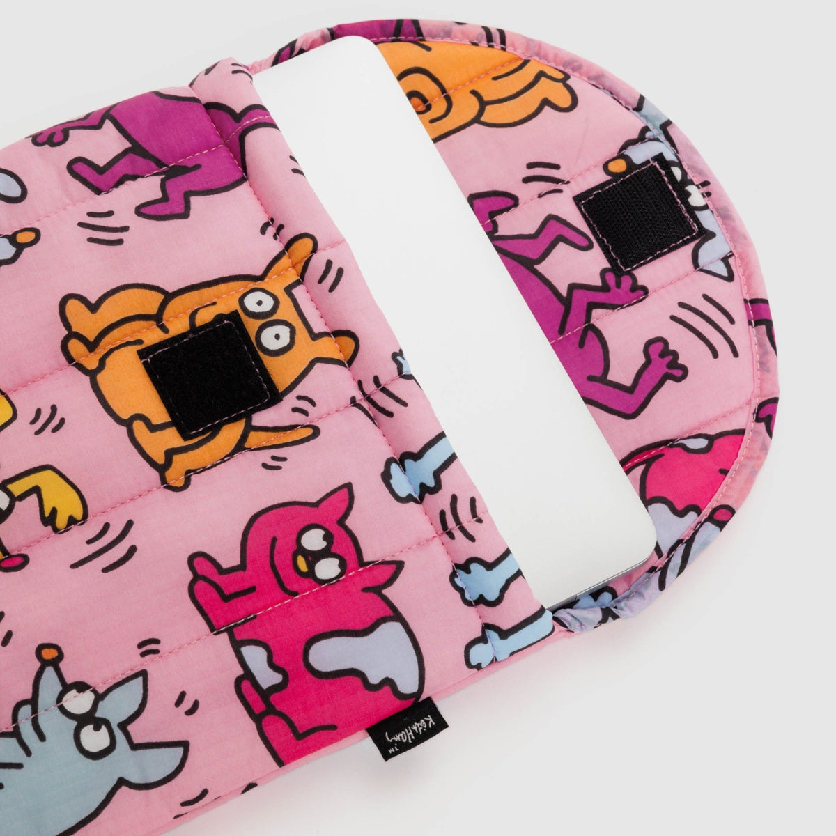 Baggu Puffy Laptop Sleeve 13&quot;/14&quot; in Keith Haring Pets