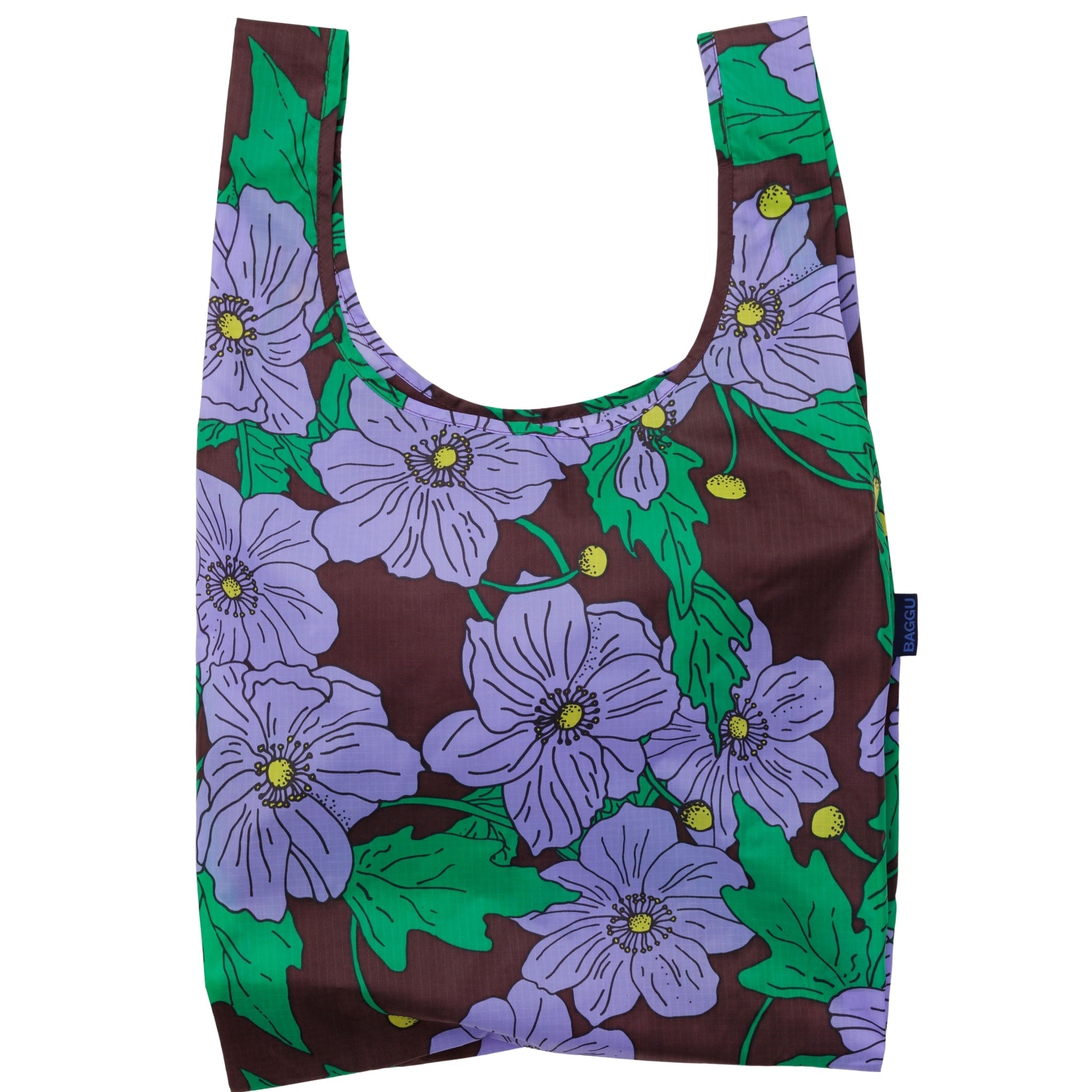 Baggu Standard Bag in Maroon Poppy