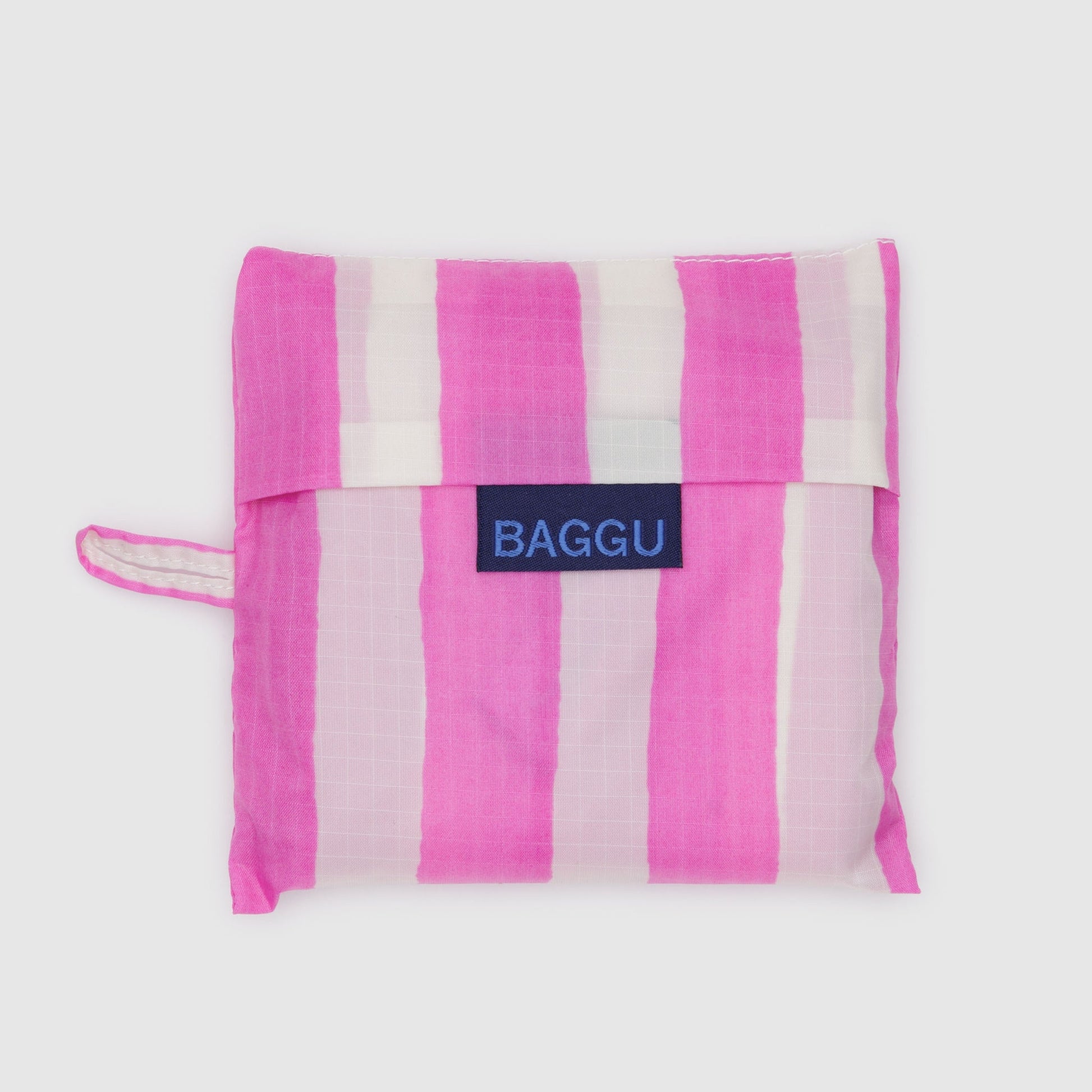 Baggu Standard Bag in Pink Painted Stripe