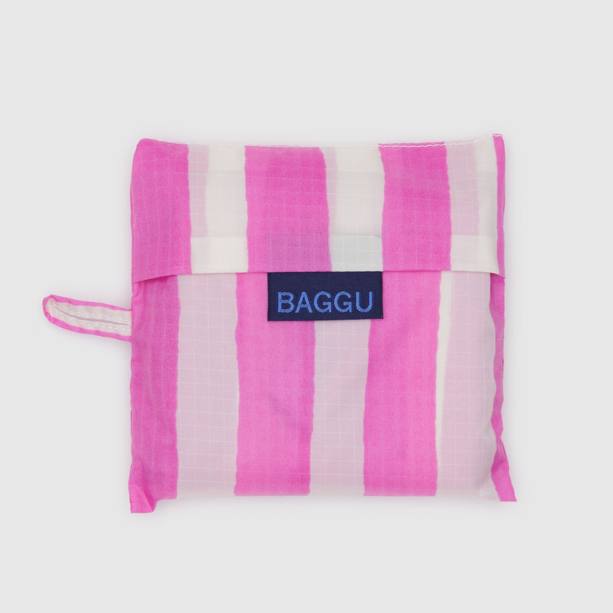 Baggu Standard Bag in Pink Painted Stripe