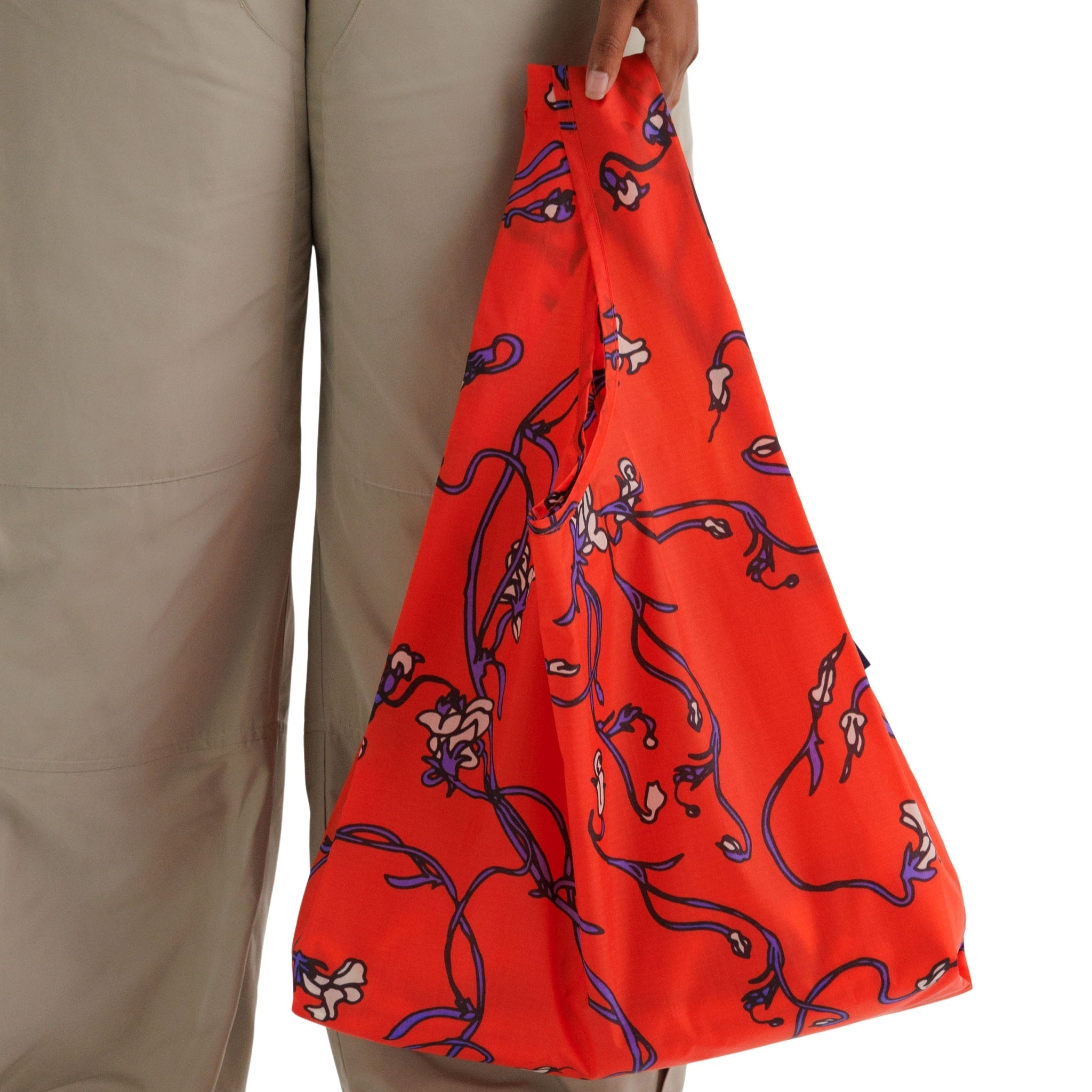 Baggu Standard Bag in Red Snapdragon