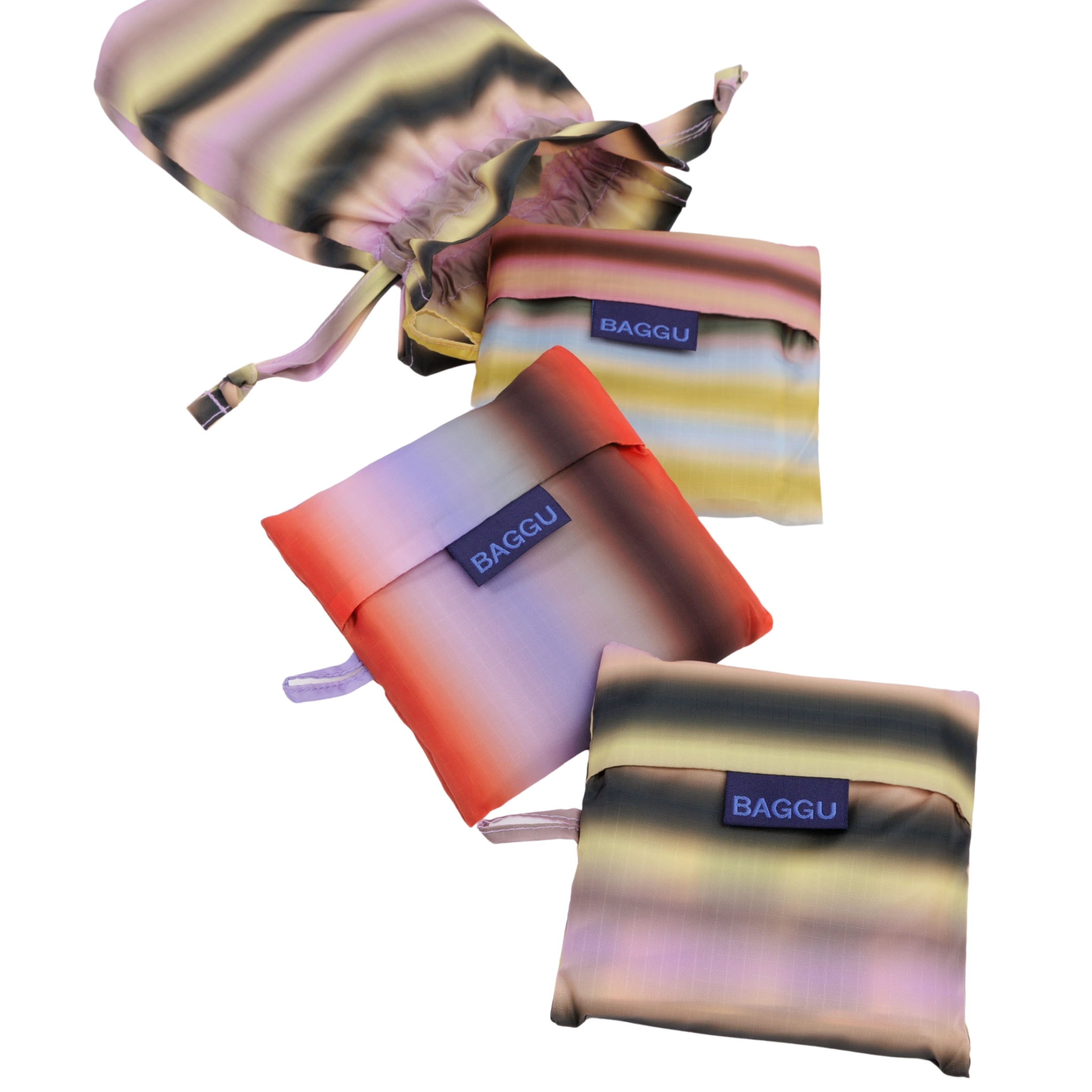 Baggu Standard Baggu Set of 3 in Gradient Stripes