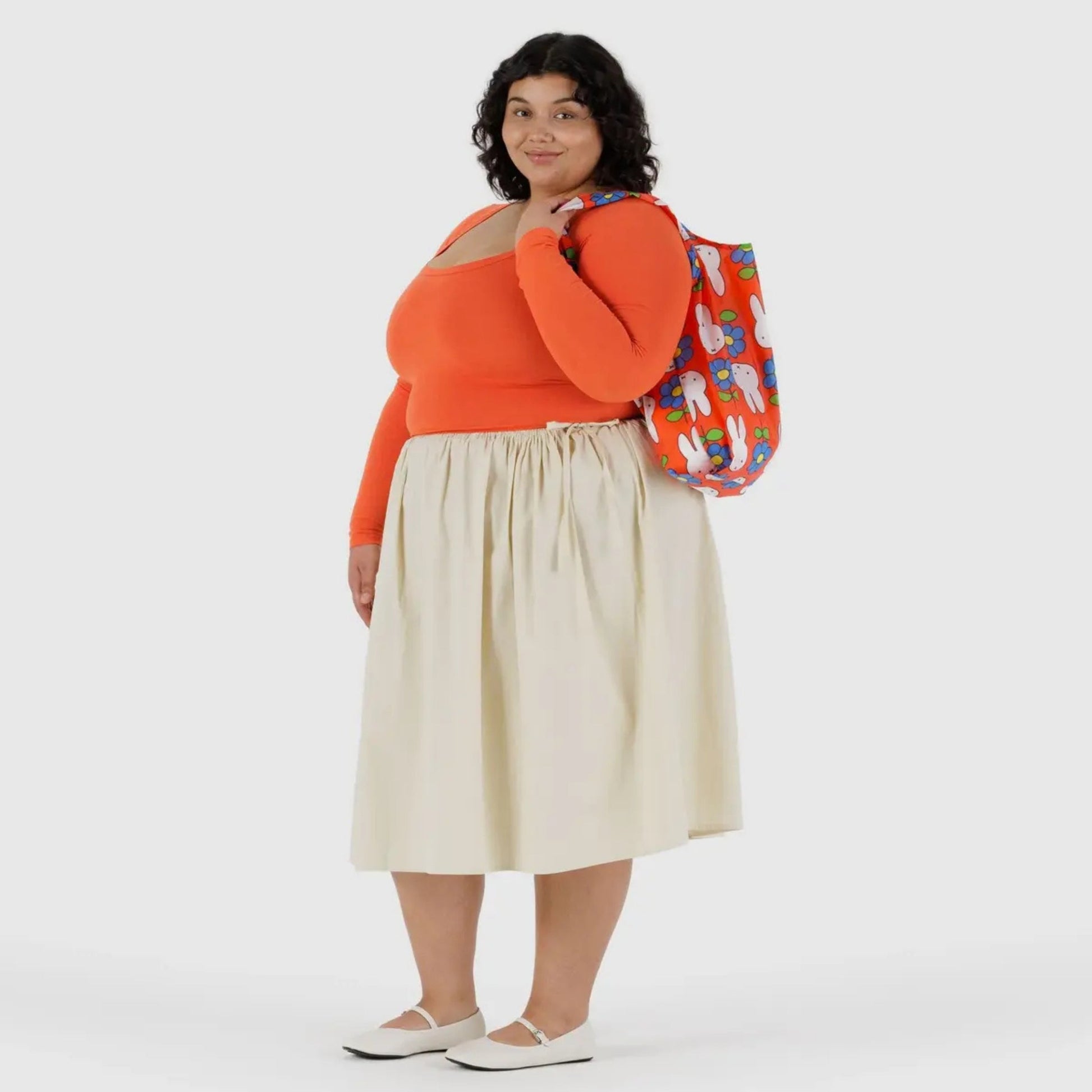 Baggu Standard Bag in Floral Miffy