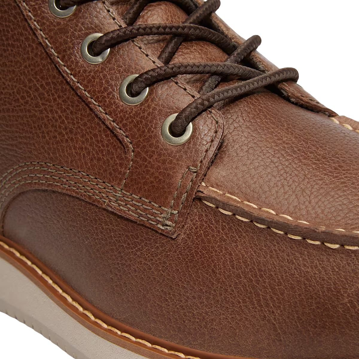Timberland Men's Redwood Edge Mid Lace-up Boot in Dark Brown Full-Grain