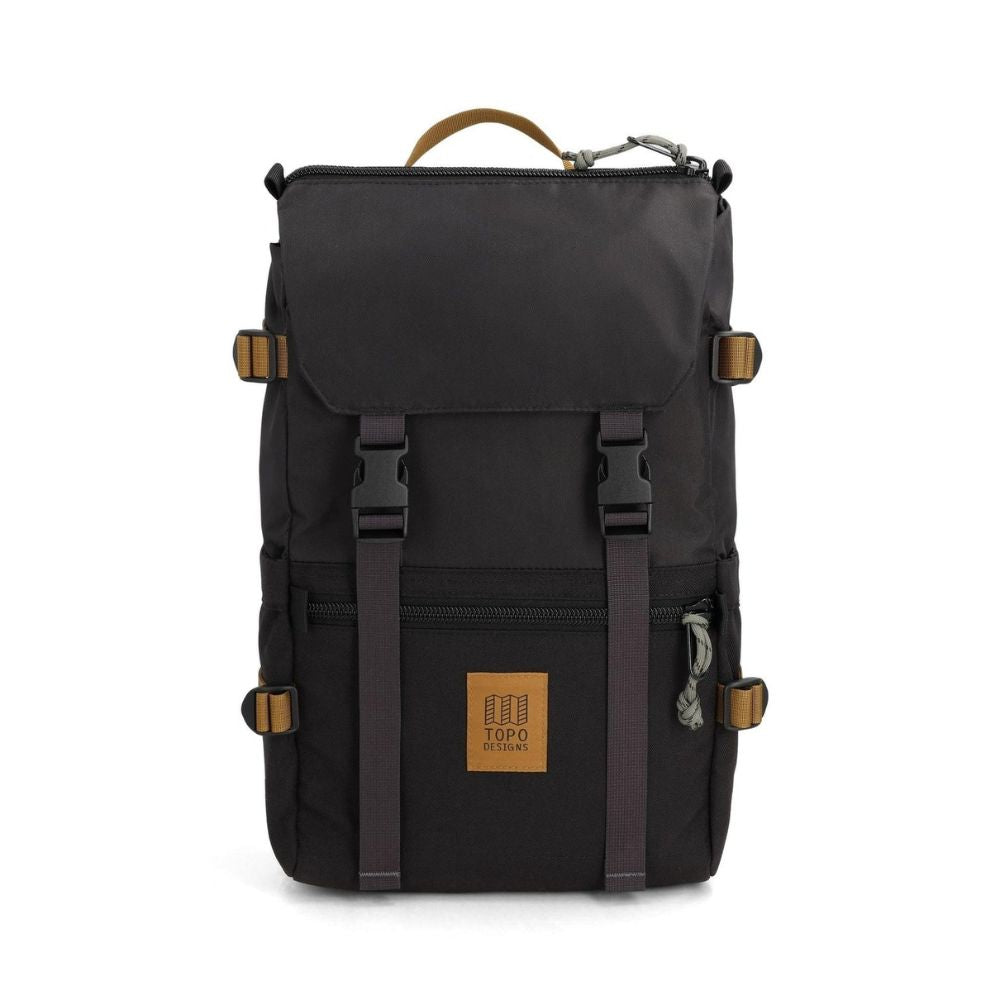 Topo Designs Rover Pack Classic in Black/Neutral