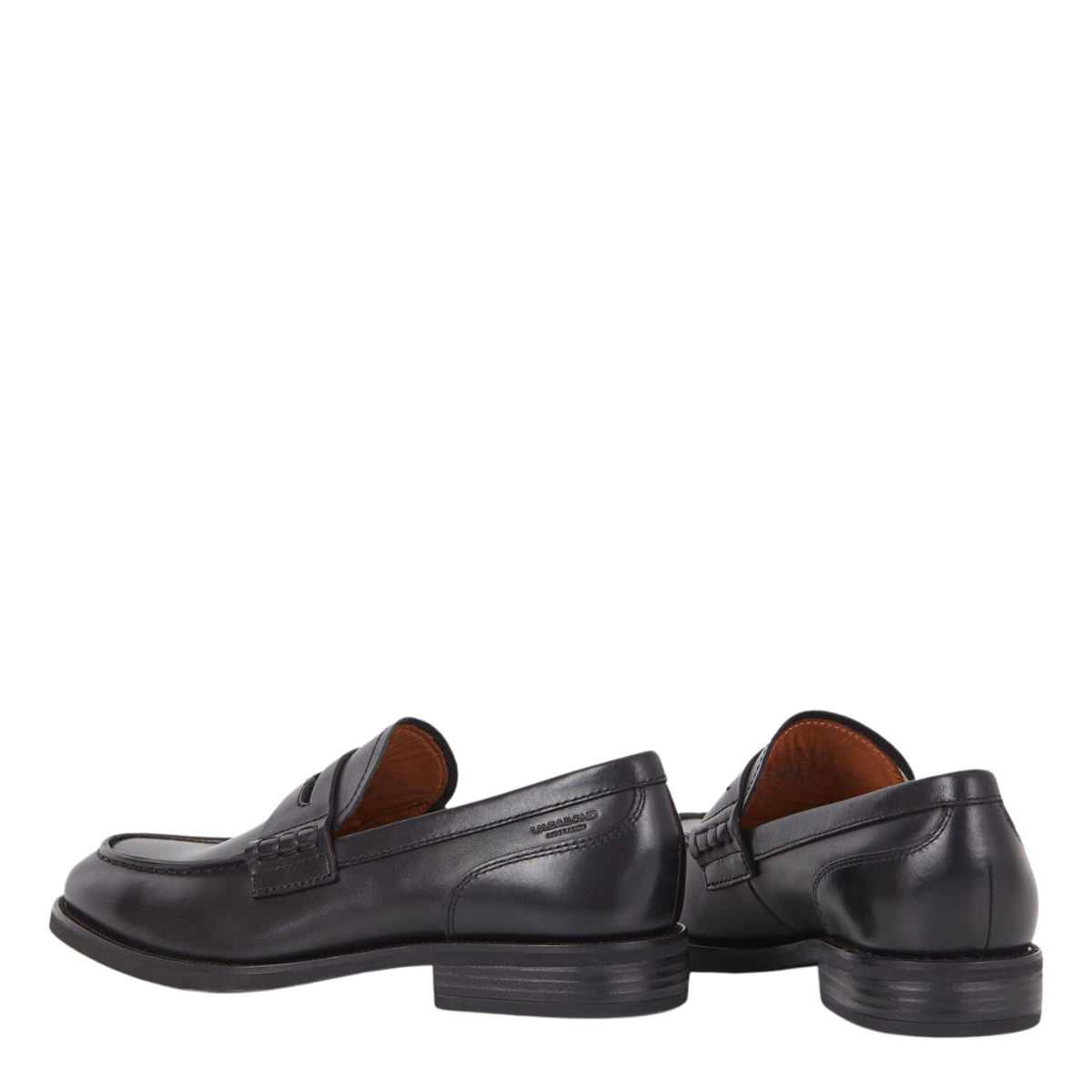 Vagabond Men's Mario Loafers in Black Leather