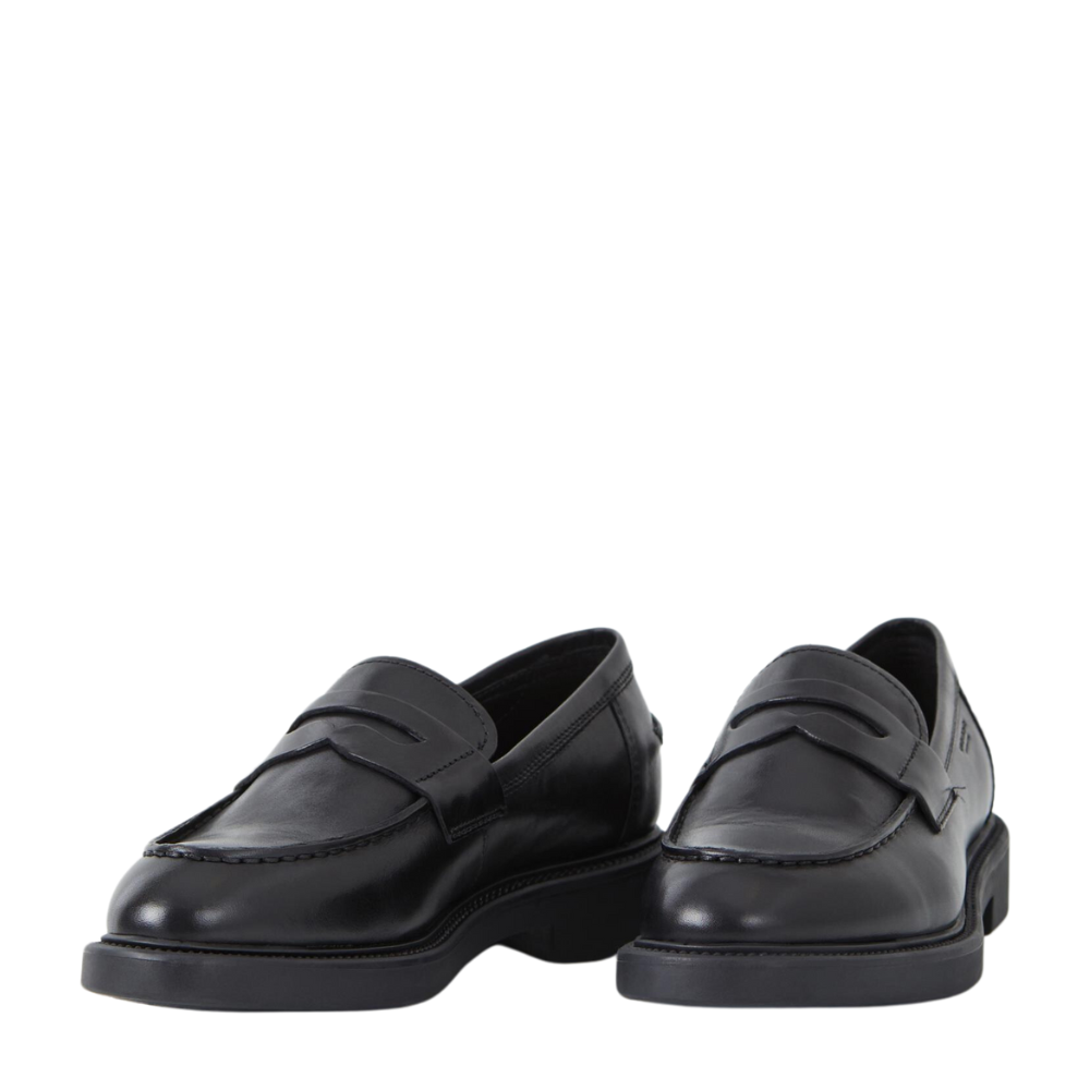 Vagabond Women's Alex W Loafer in Black Leather