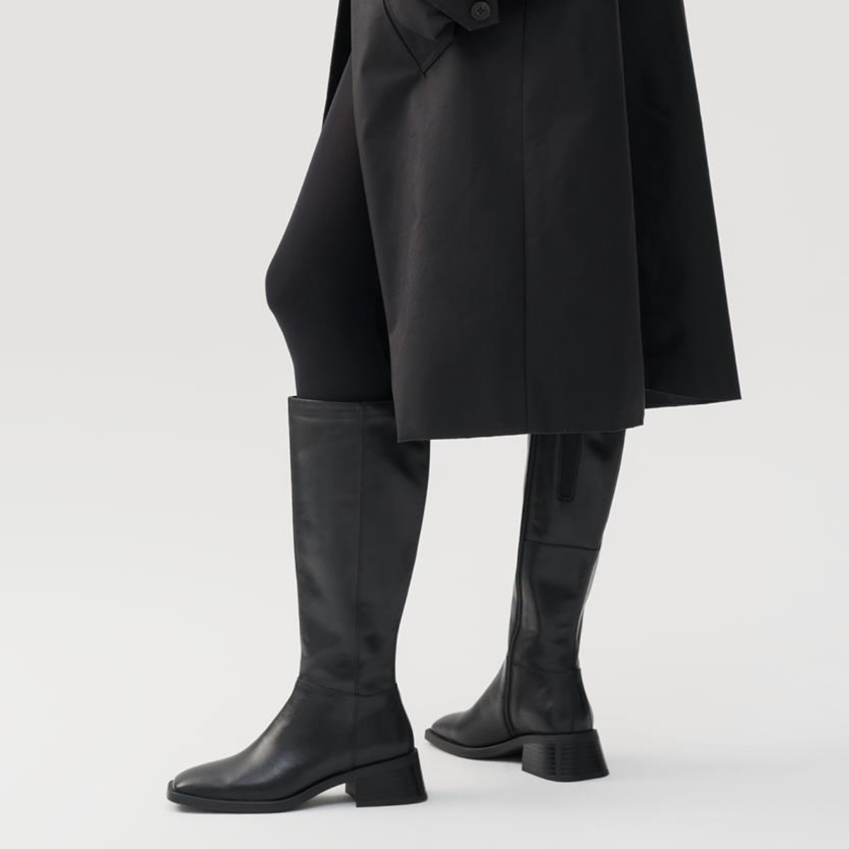 Vagabond Women's Blanca Tall Boots in Black Leather